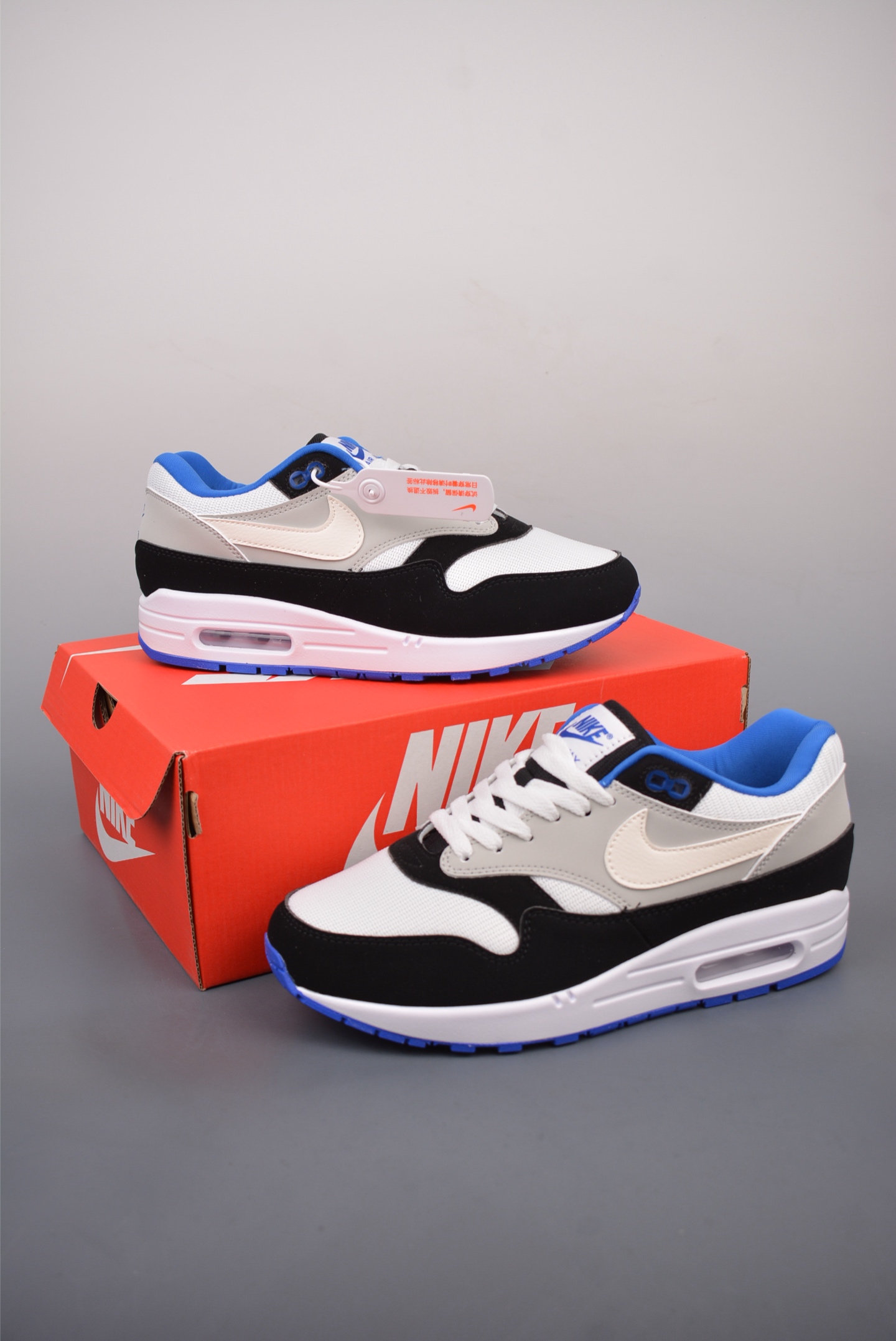 220  Nike Air Max 1 复刻拼接 纯原版本 复古休闲跑步鞋 875855-001