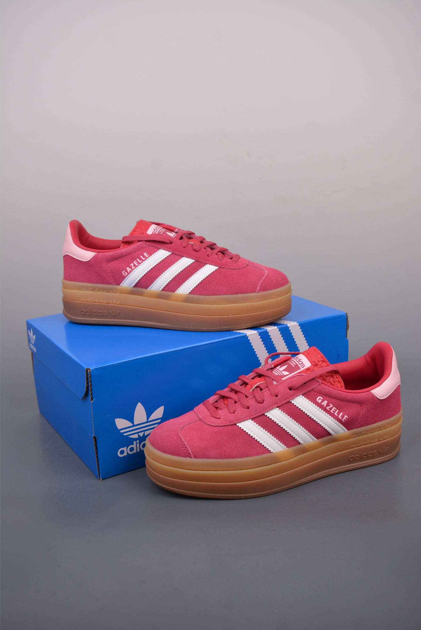 180  Ad Originals Gazelle Bold 纯原版本 三叶草厚底休闲防滑耐磨低帮板鞋    ID6997