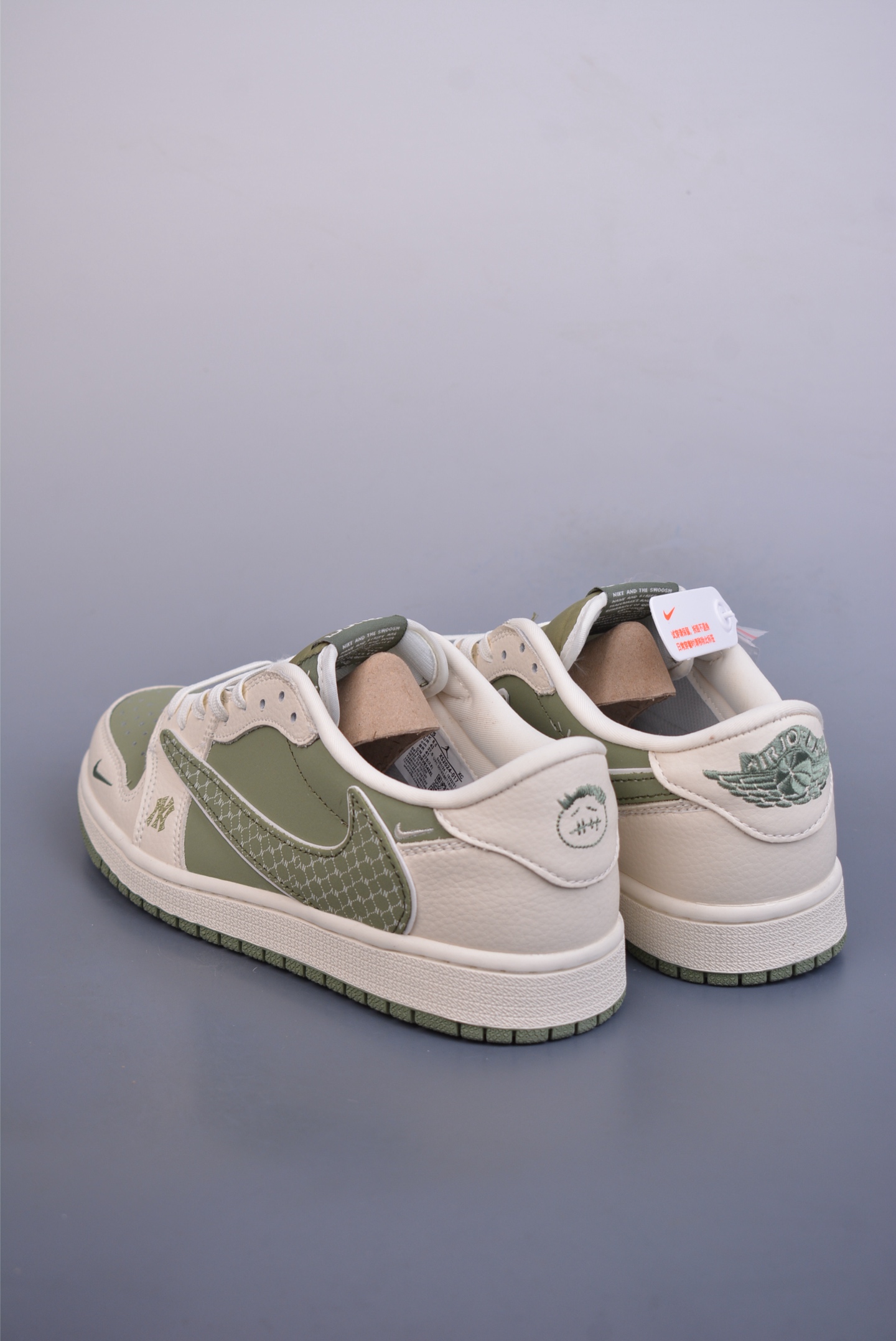 280  Fragment x Travis Scott x MLB Air Jordan 1 Low 三方联名倒钩   XS2024-217