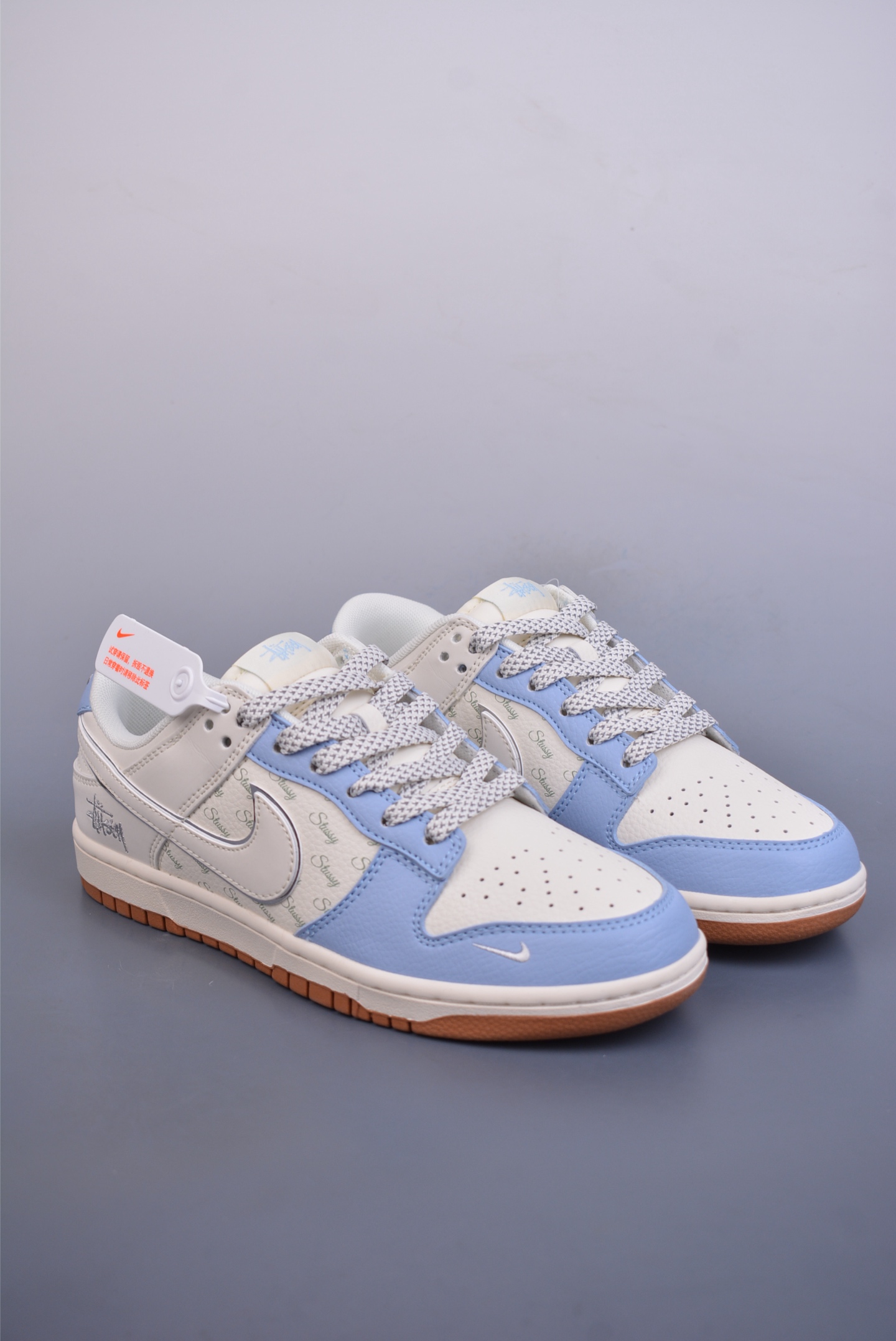 280  Nike SB Dunk Low 斯图西联名 解构抽绳鞋带  ZH2598-246