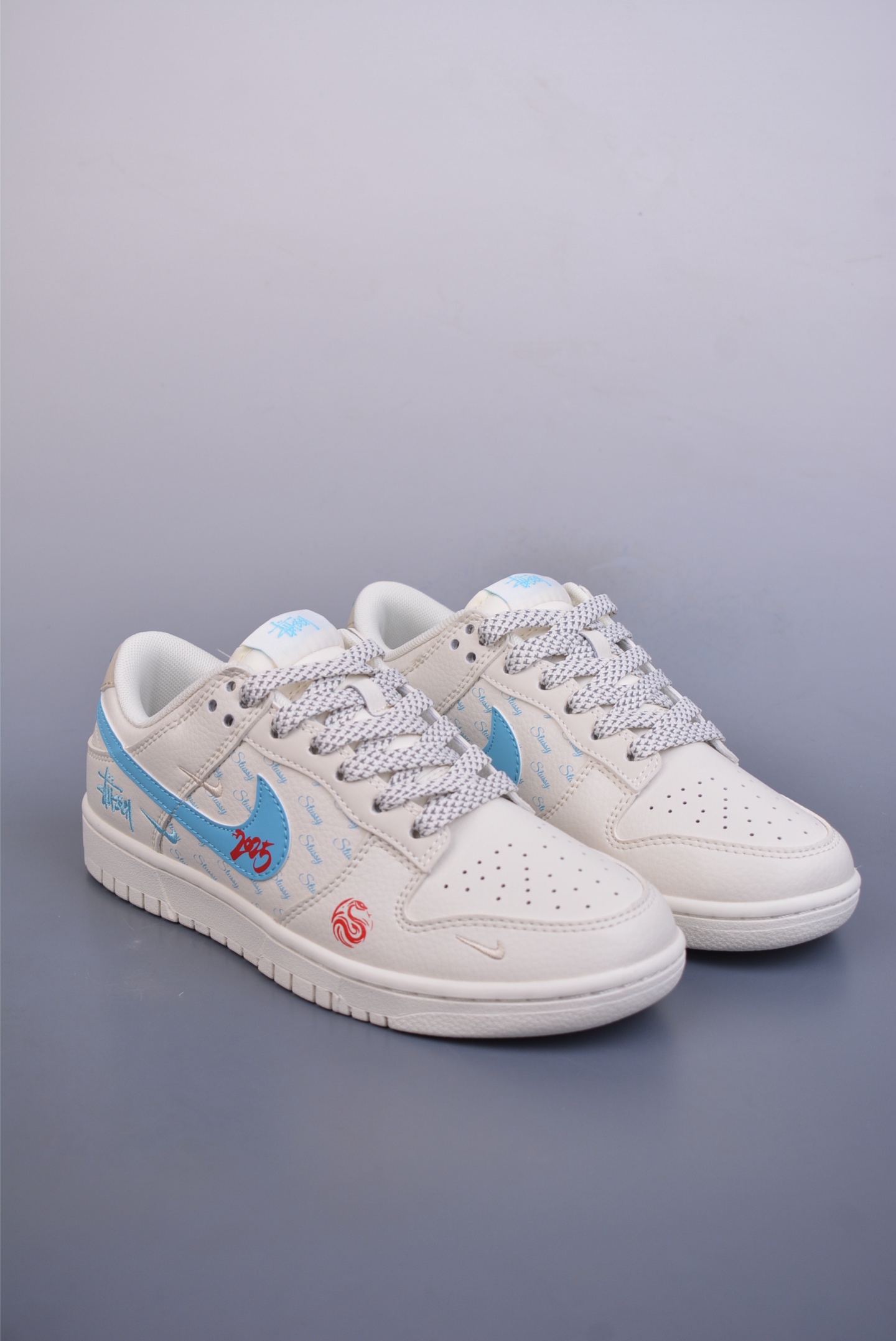 280  Nike SB Dunk Low 斯图西联名 解构抽绳鞋带  SJ2068-281