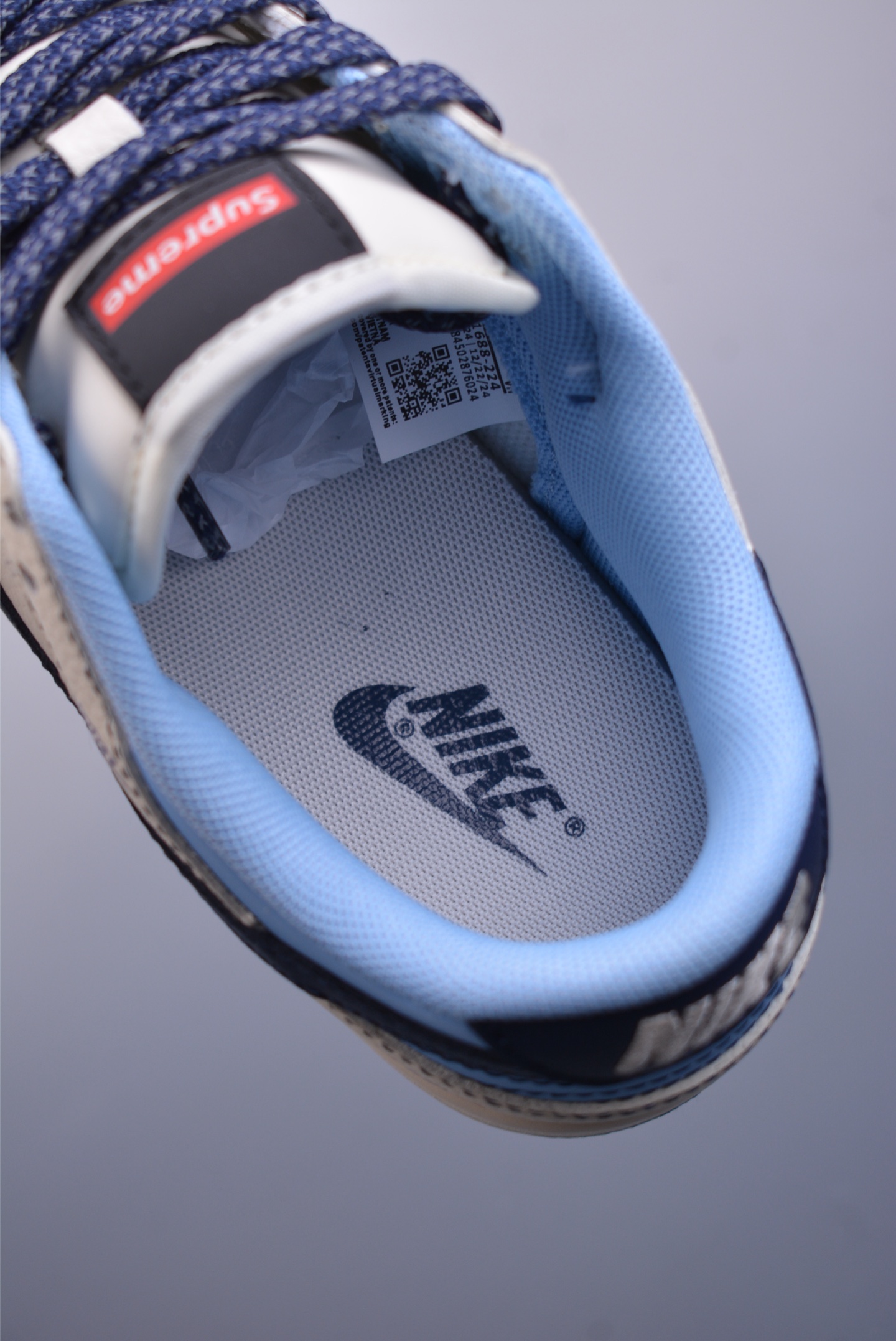 Nike SB Dunk Low Supreme联名 解构抽绳鞋带 FC1688-224