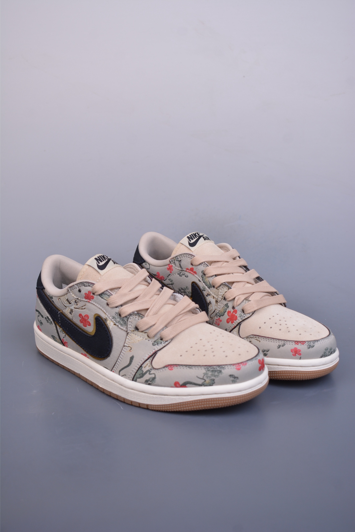200  Air Jordan 1 Low 花卉 AJ1乔1低帮休闲板鞋 HV8293-100