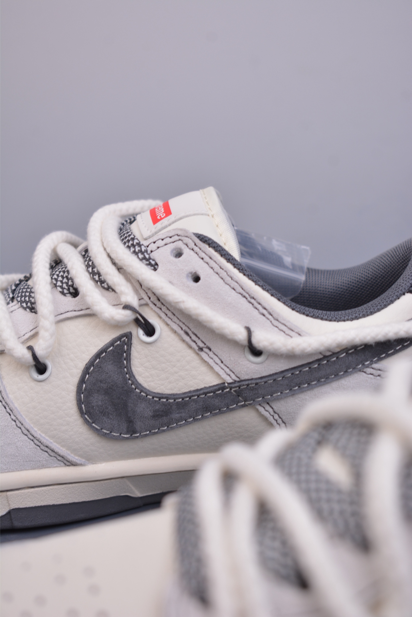 Nike SB Dunk Low Supreme联名 解构抽绳鞋带 YX5066-217