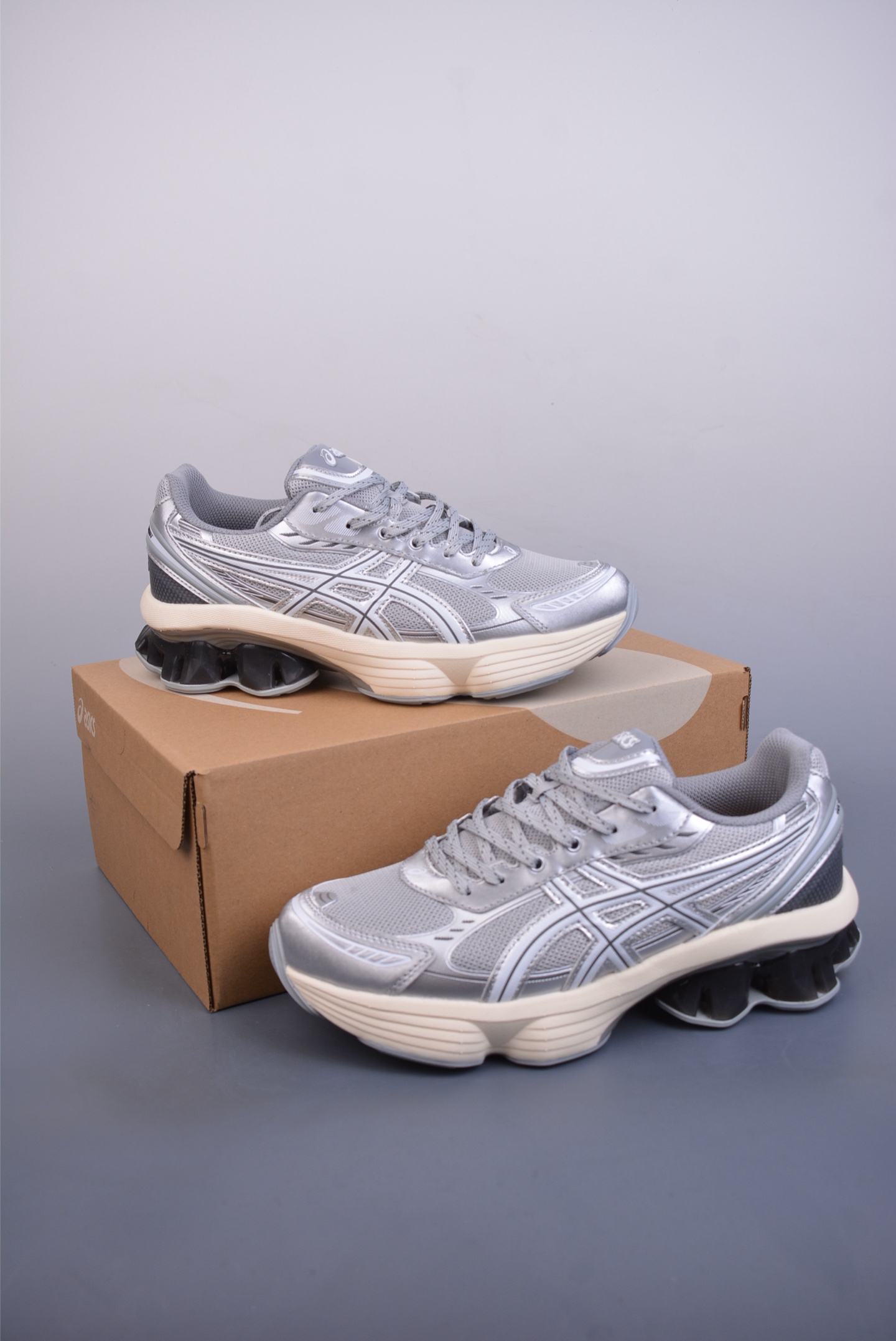 Asics Gel-Kinetic Fluent 纯原版本 亚瑟士运动休闲透气专业跑鞋 1203A591-101