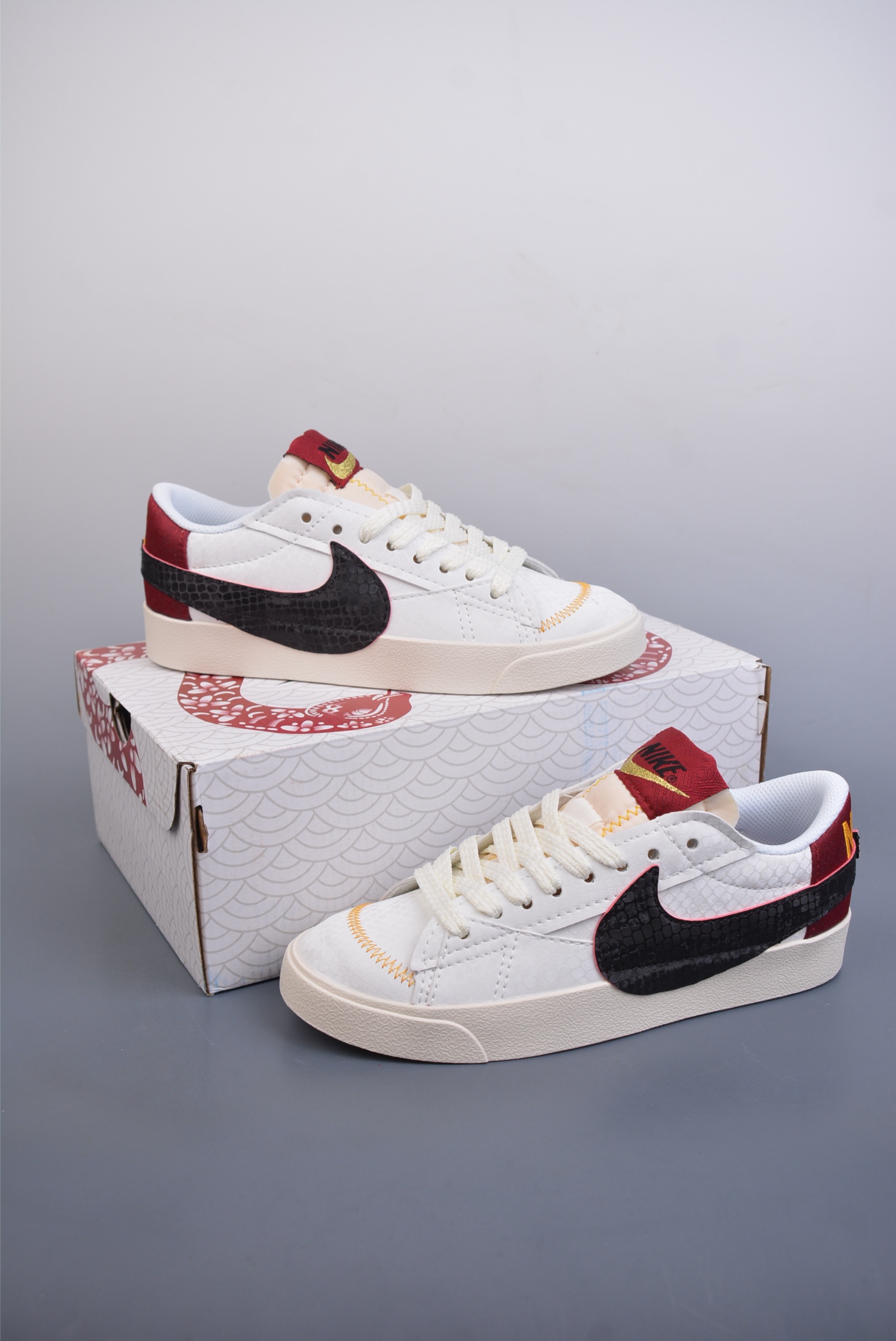 140  NK Blazer Low 77 JUMBO 复古经典开拓者 蛇年限定   DQ1470-138