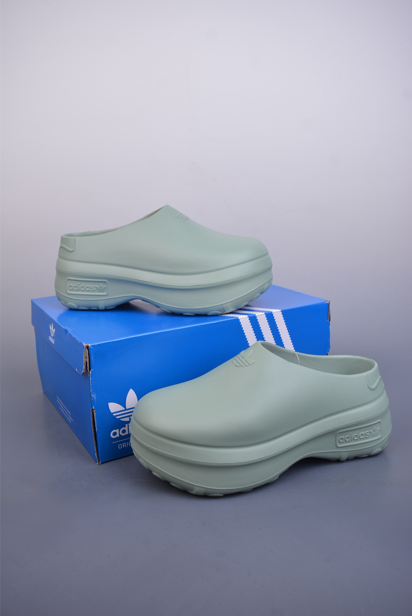100  Originals AdiFOM Stan Smith Mule  阿迪防滑耐磨轻便 穆勒厨师鞋 IE7053