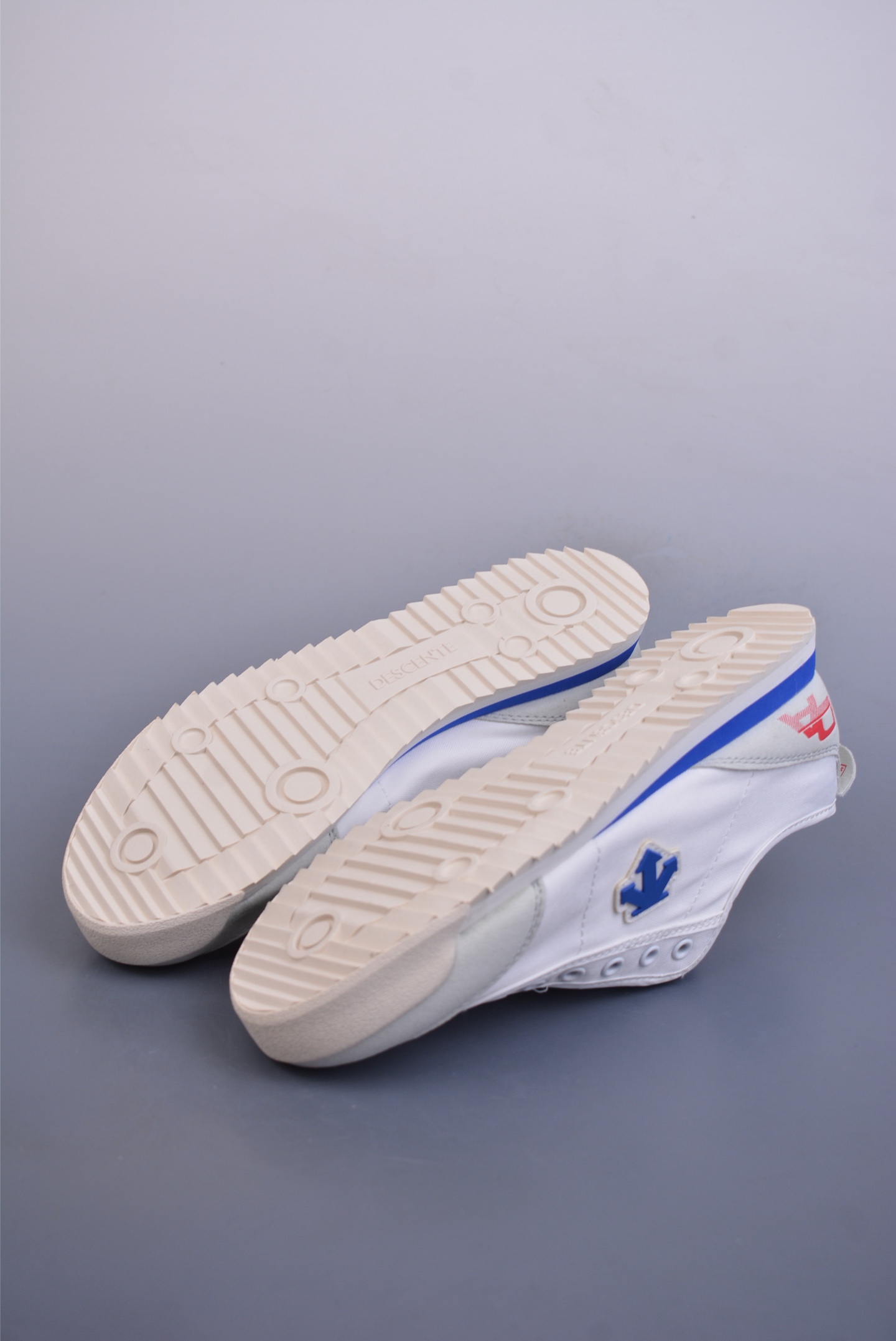 DESCENTE TENPO REPLICA 版本 迪桑特复古运动一脚蹬帆布鞋 透气休闲鞋 D5231LSN25