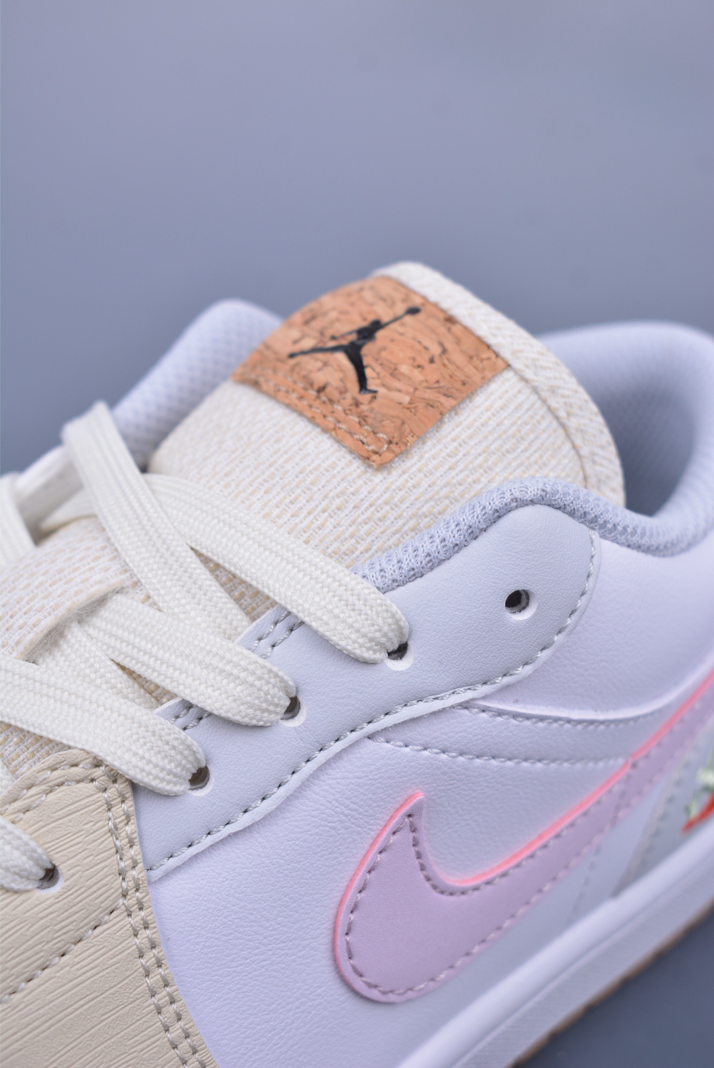 200  Air Jordan 1 Low 白黄紫刺绣 AJ1乔1低帮休闲板鞋  IB8861-151