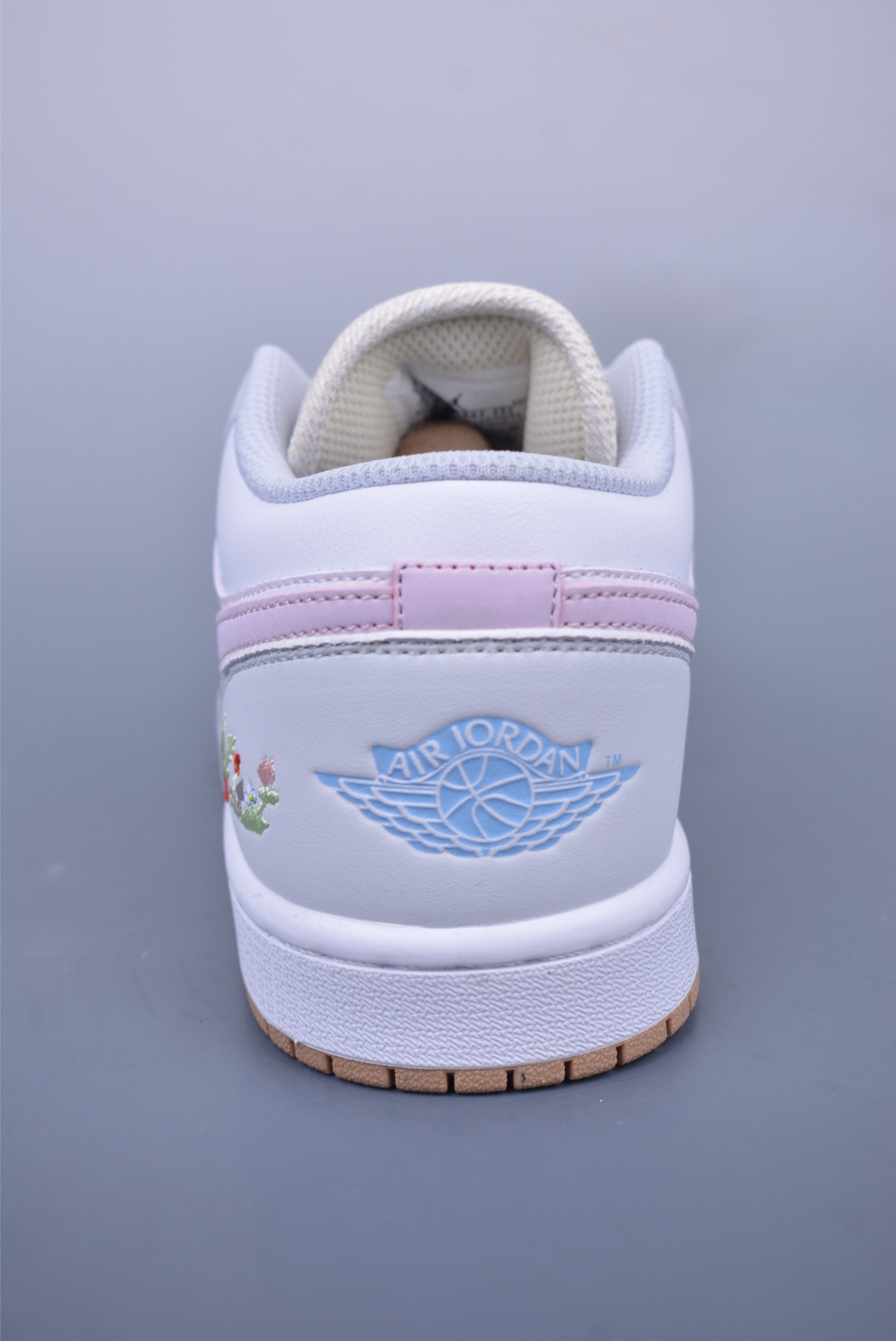 200  Air Jordan 1 Low 白黄紫刺绣 AJ1乔1低帮休闲板鞋  IB8861-151