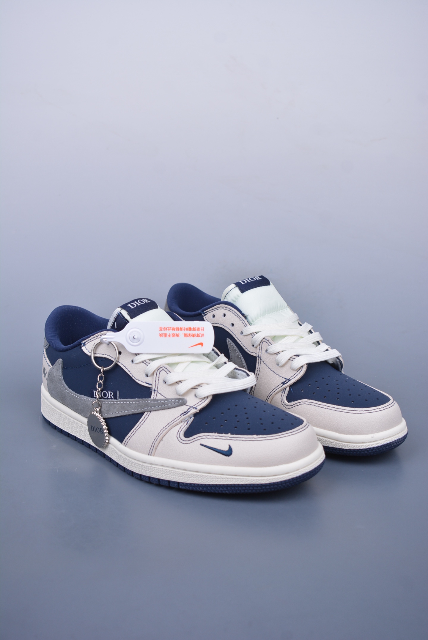 280  Fragment x Travis Scott x Dior Air Jordan 1 Low 三方联名倒钩  XS2024-012