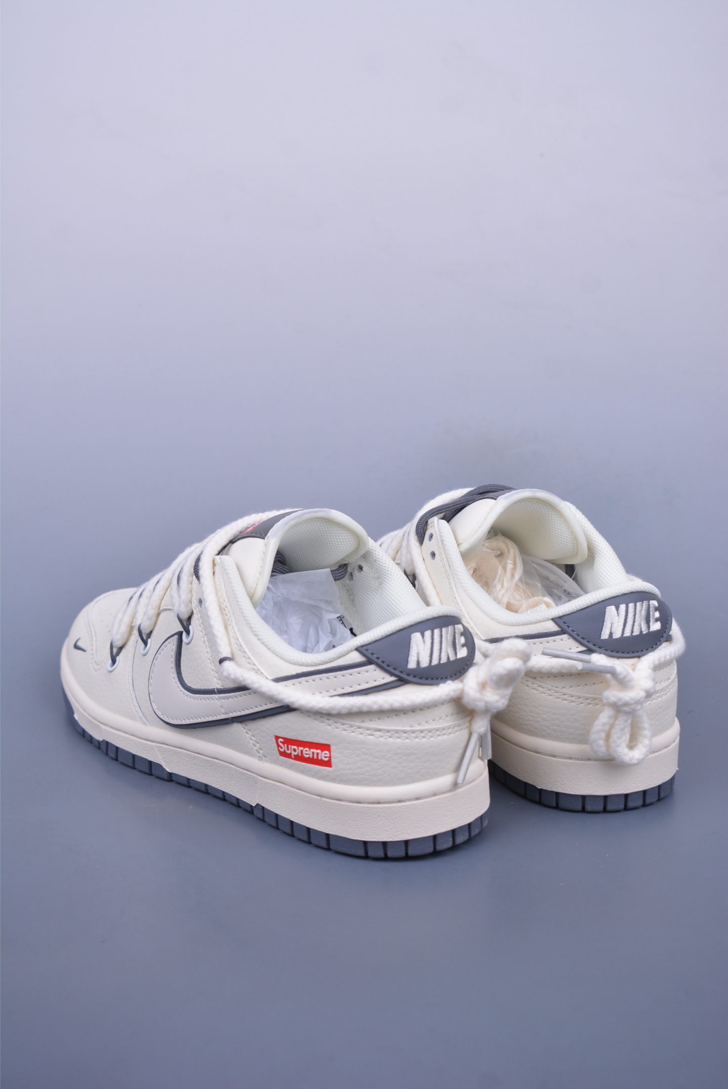 300  Nike SB Dunk Low Supreme联名 解构抽绳鞋带  YX5066-258