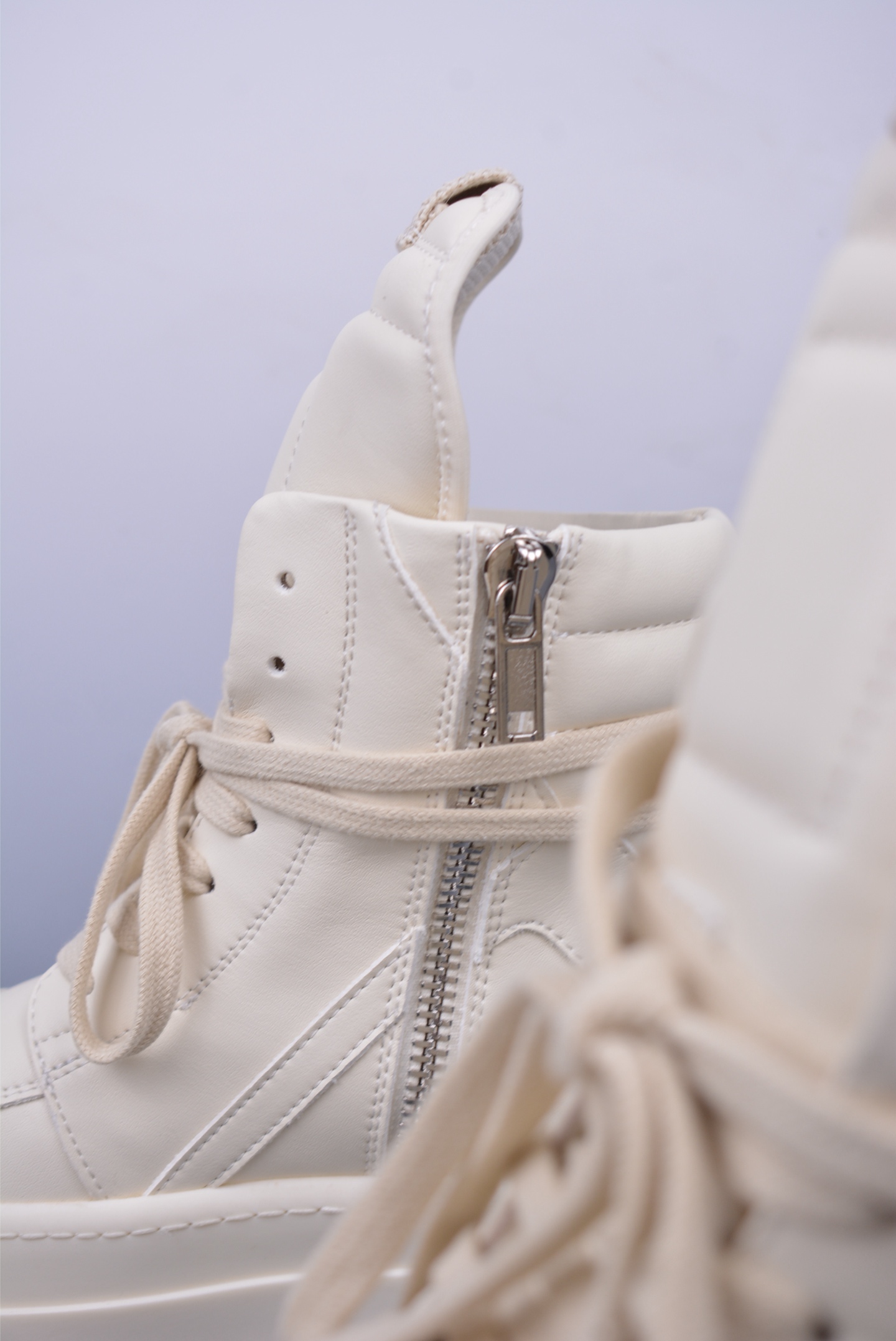 600 RO欧文斯Rickowens 纯白倒三角 Ro西瓜头厚底高邦 RU01E5868