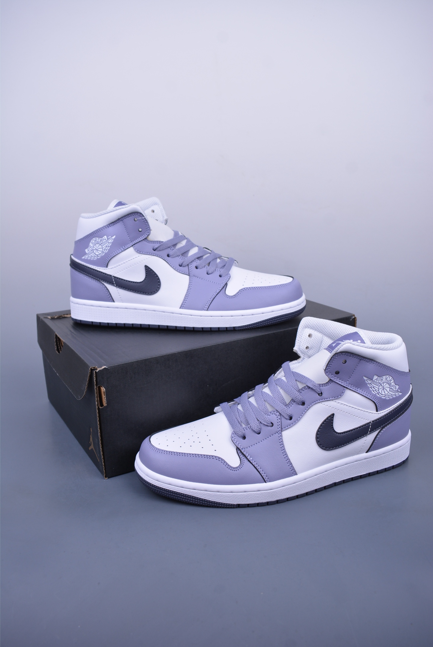 Air Jordan 1 Mid 白紫 DQ8426-145