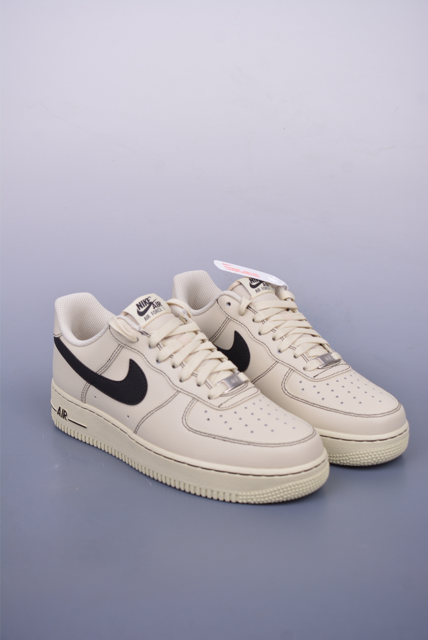 Nike Air Force 1 Low Cream/Black – Original Last, Honeycomb Cushion