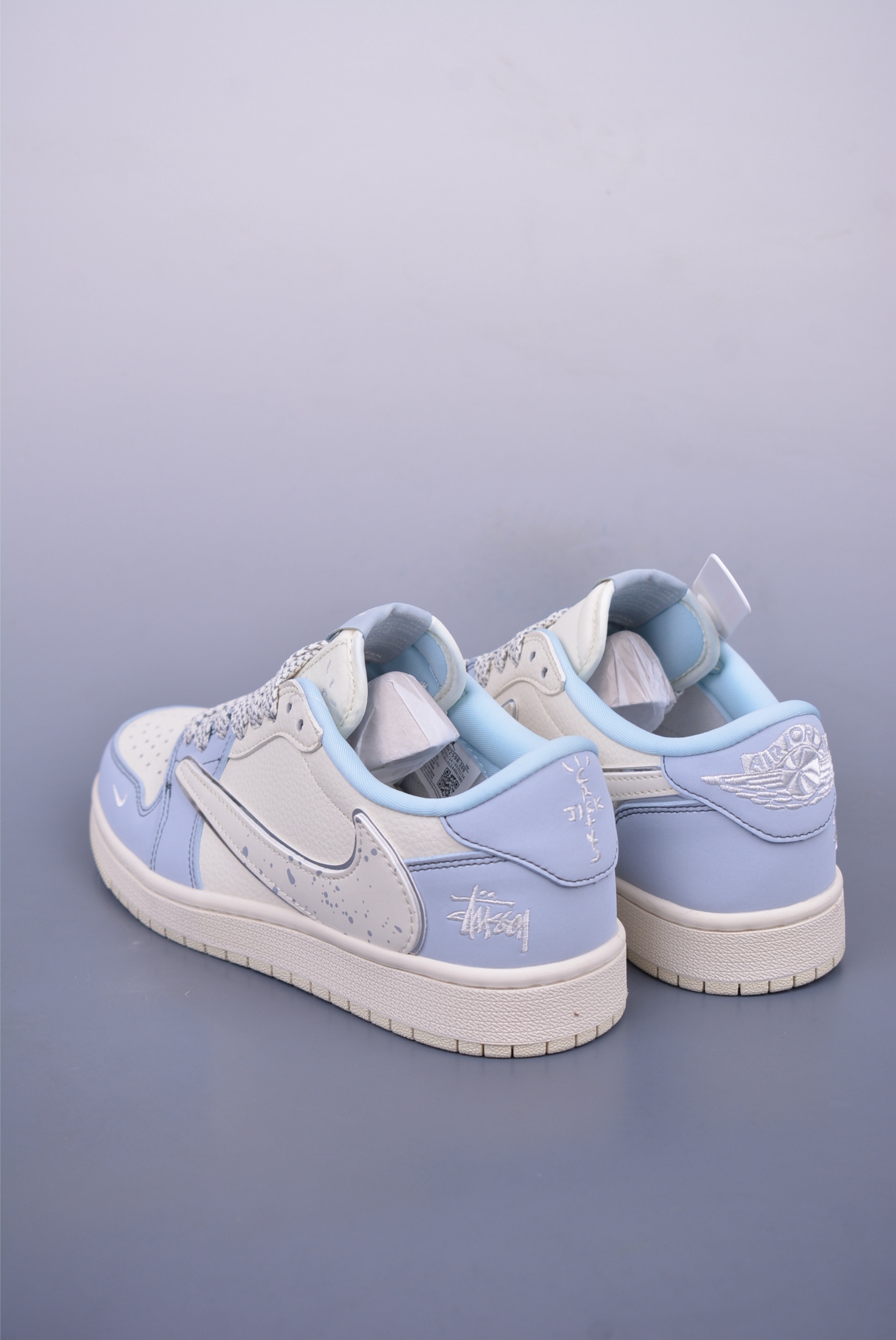 280 Fragment x Travis Scott x 斯图西 Air Jordan 1 Low 三方联名倒钩 ZH2598-249