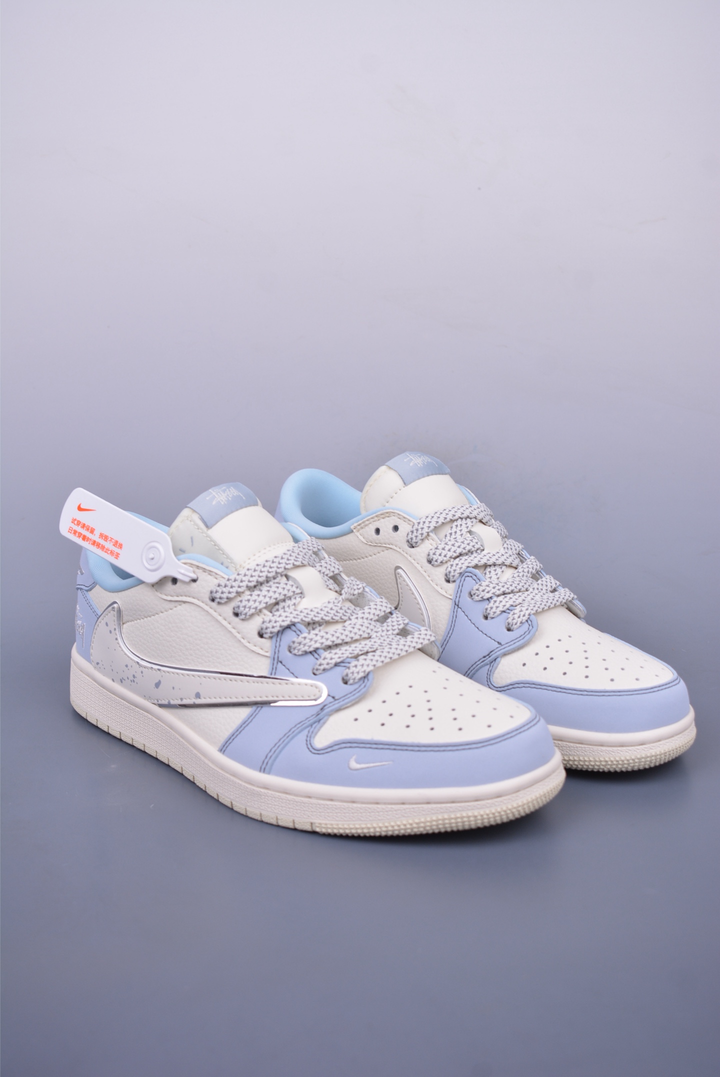 280 Fragment x Travis Scott x 斯图西 Air Jordan 1 Low 三方联名倒钩 ZH2598-249