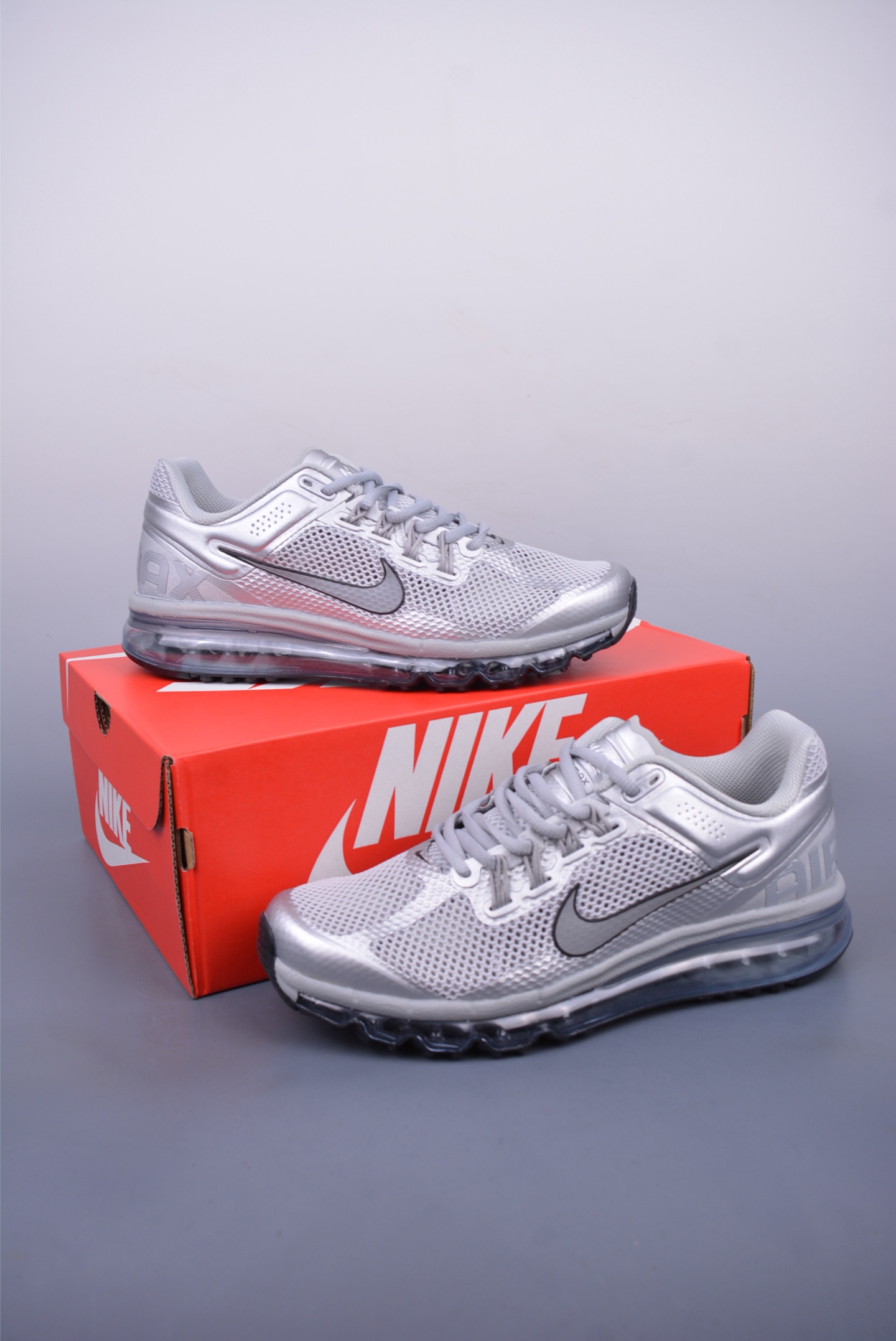 220 NIKE Air Max 2013 耐克复古透气网布 全掌气垫 缓震跑步鞋 HQ3025-001