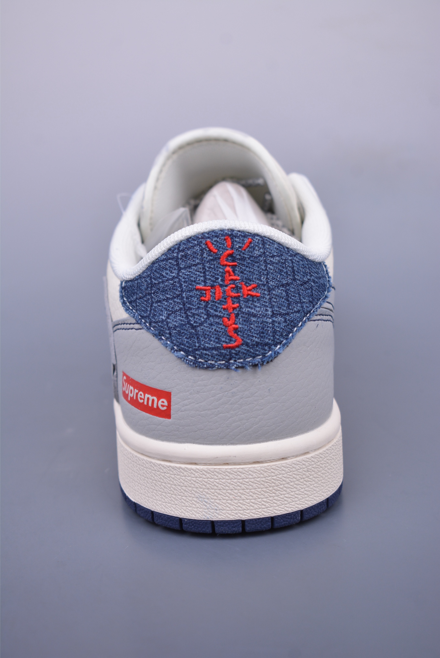Fragment x Travis Scott x Supreme Air Jordan 1 Low 三方联名倒钩 JJ2508-565