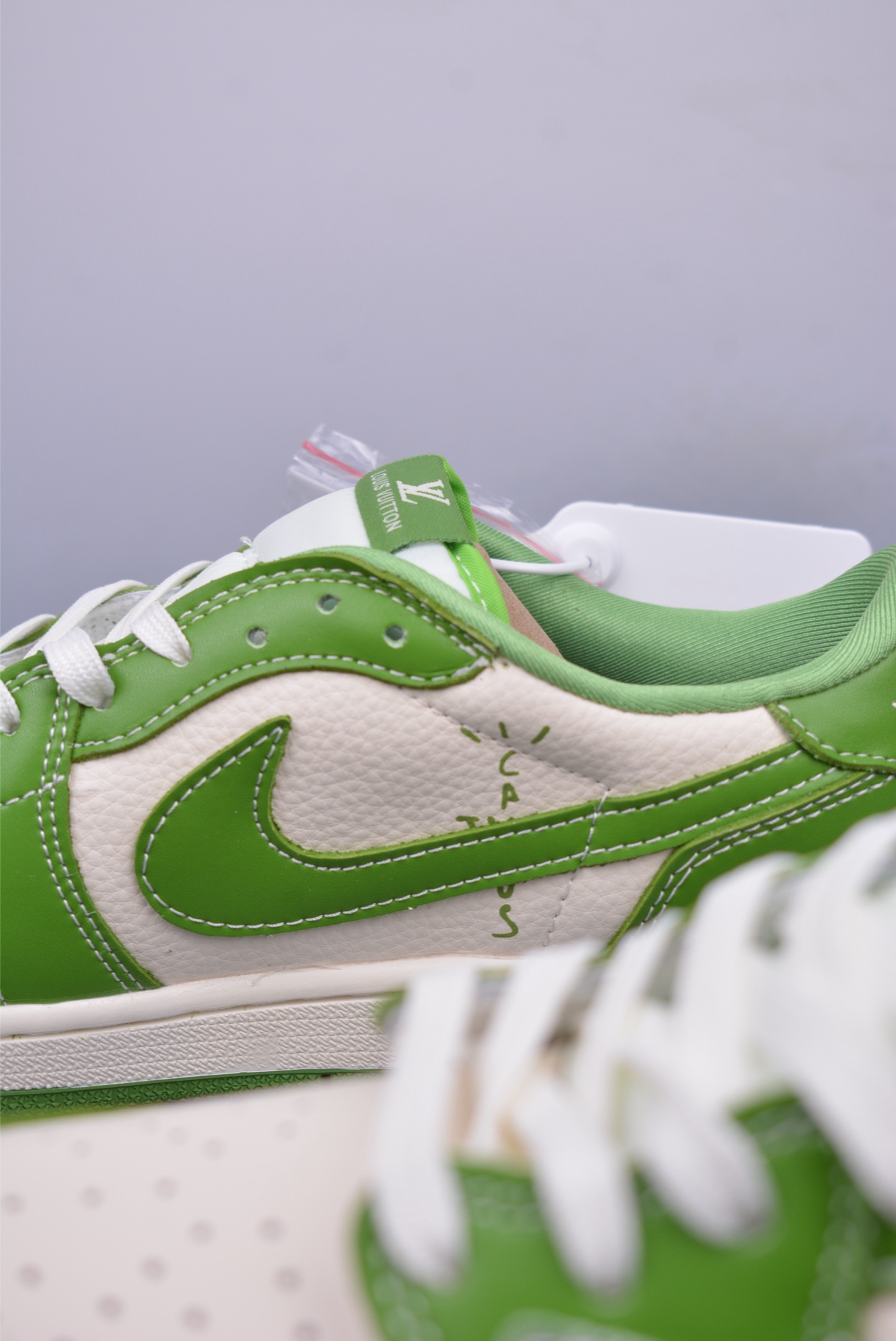 Fragment x Travis Scott x LV Air Jordan 1 Low 三方联名倒钩 XS2024-058