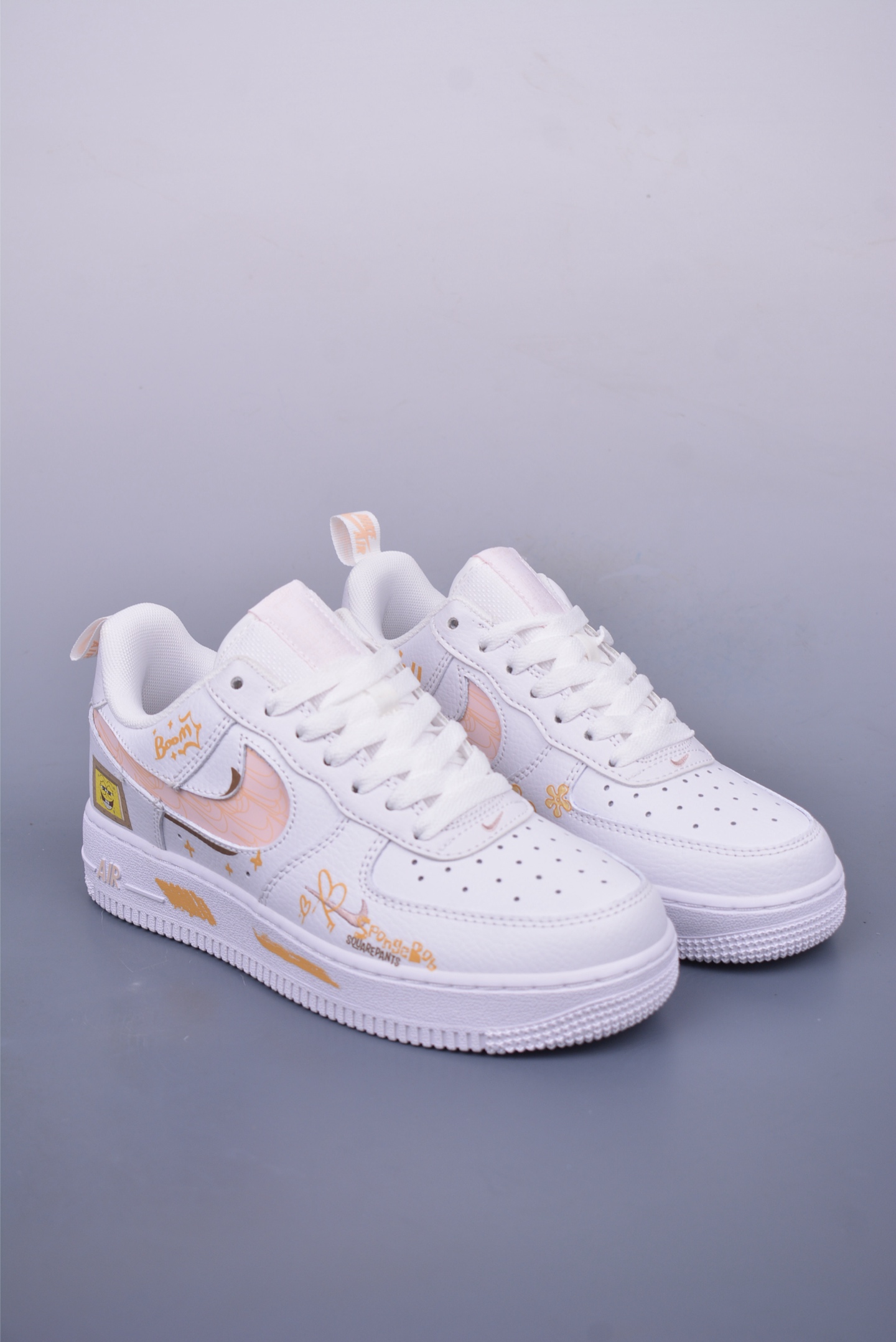 260 Nike Air Force 1 Low 海绵宝宝 FB8971-070