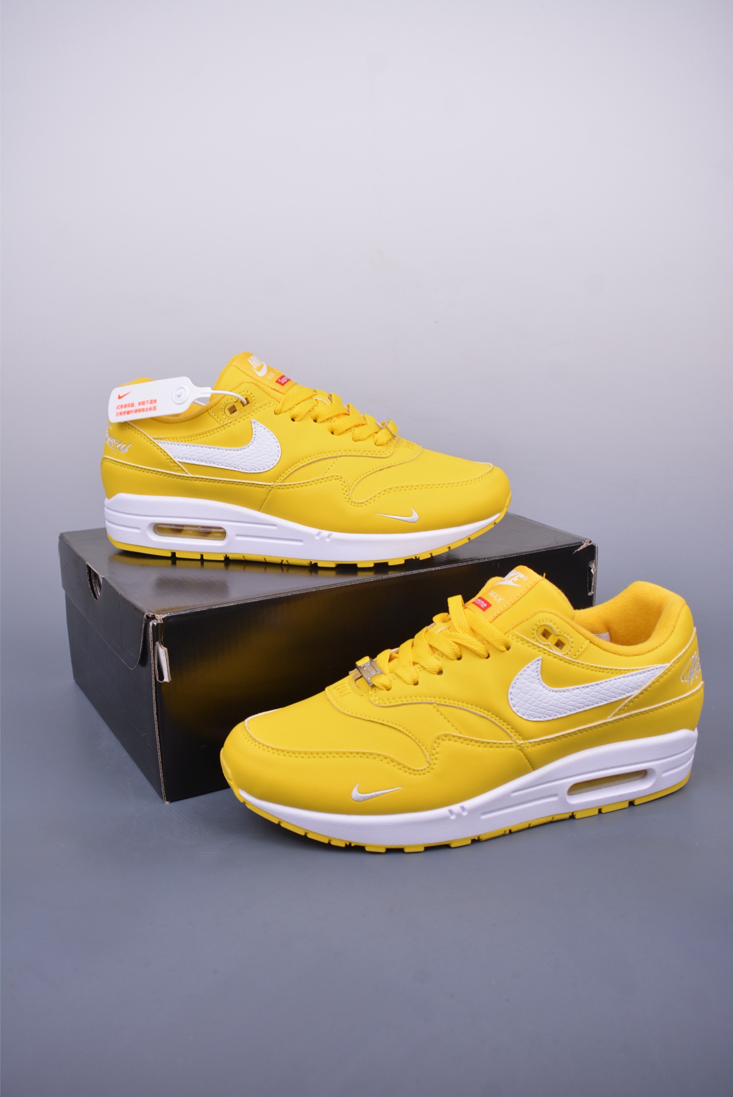 220 Nike Air Max 1 复刻拼接 纯原版本 复古休闲跑步鞋 HF8813-700