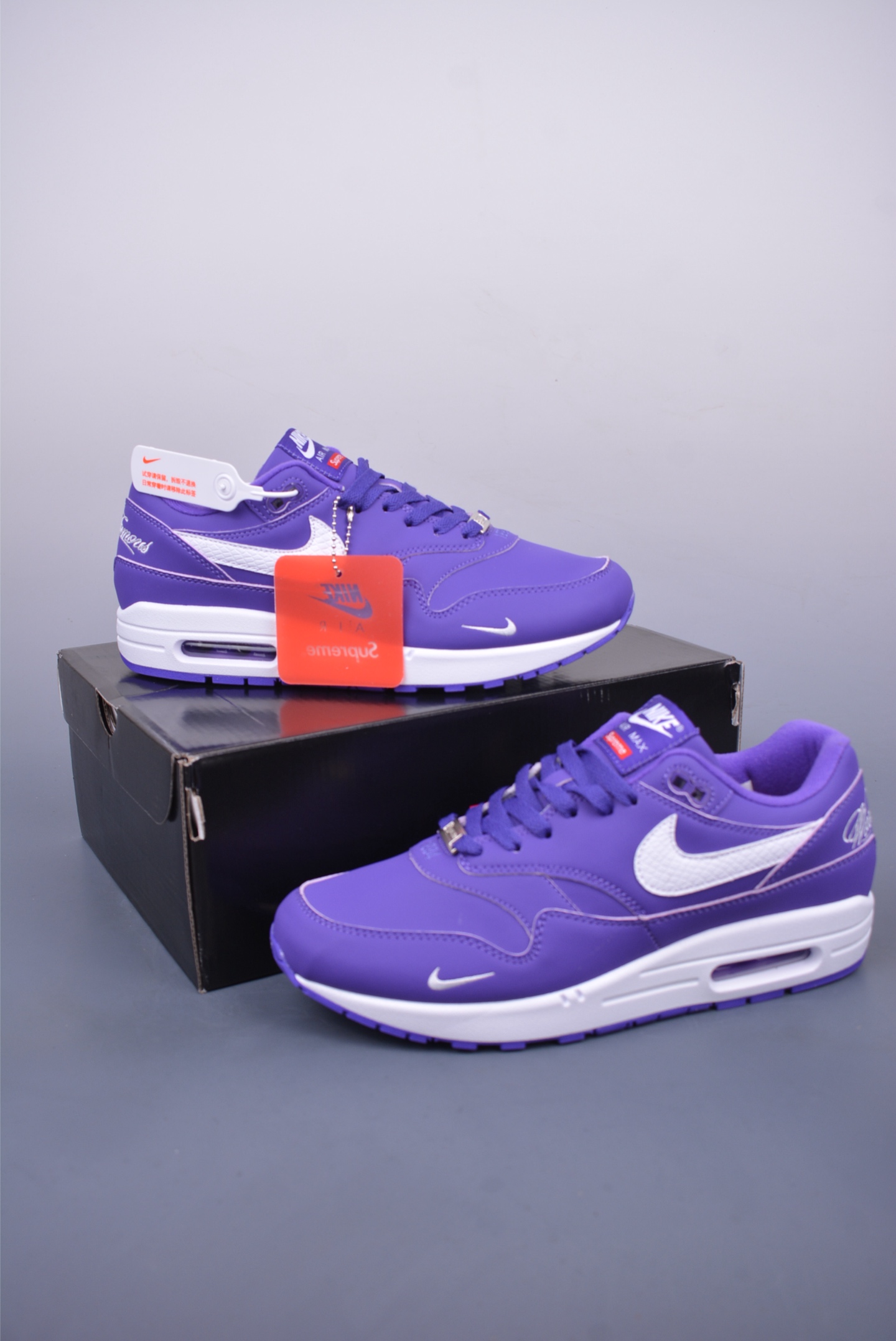 220 Nike Air Max 1 复刻拼接 纯原版本 复古休闲跑步鞋 HF8813-500