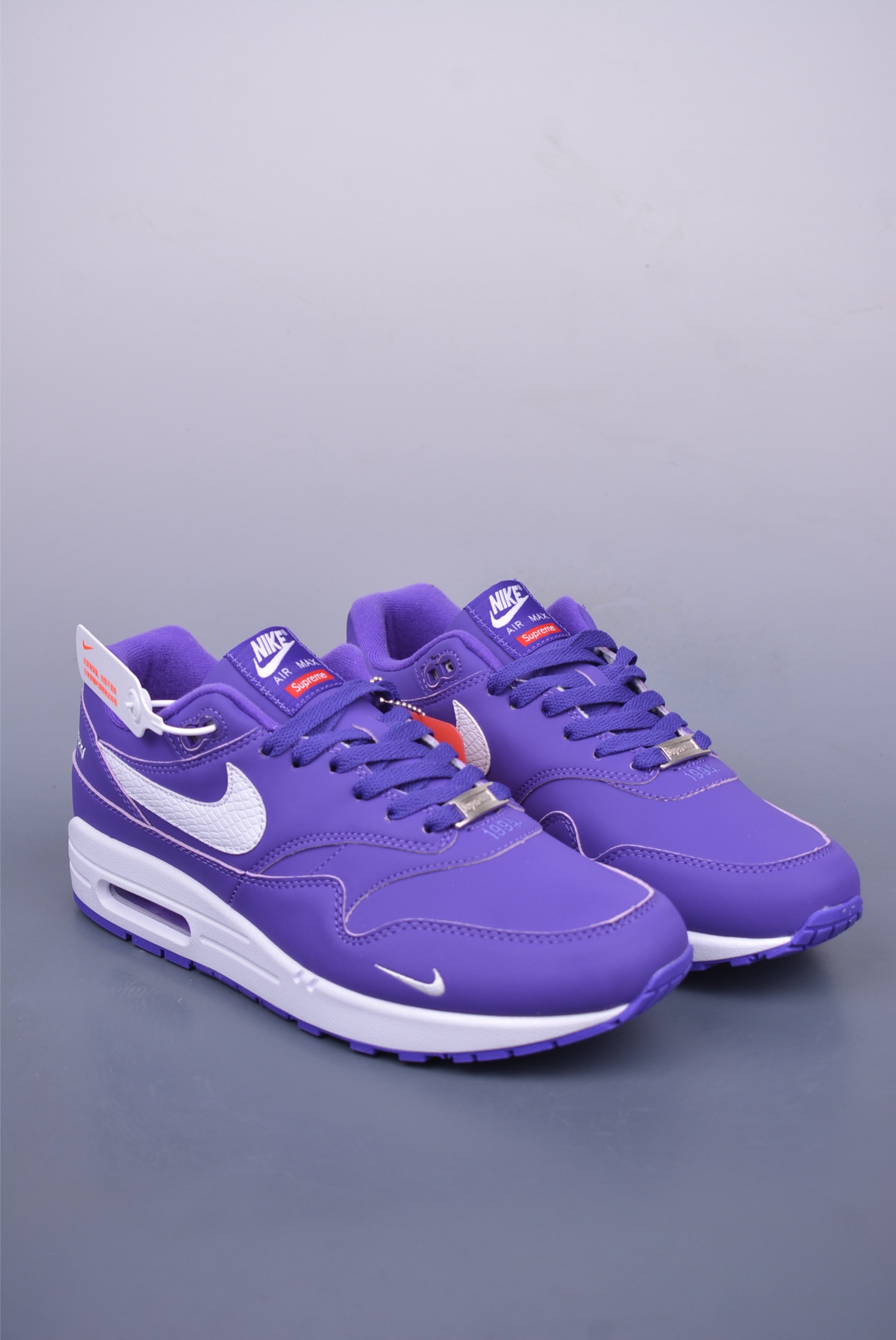 220 Nike Air Max 1 复刻拼接 纯原版本 复古休闲跑步鞋 HF8813-500