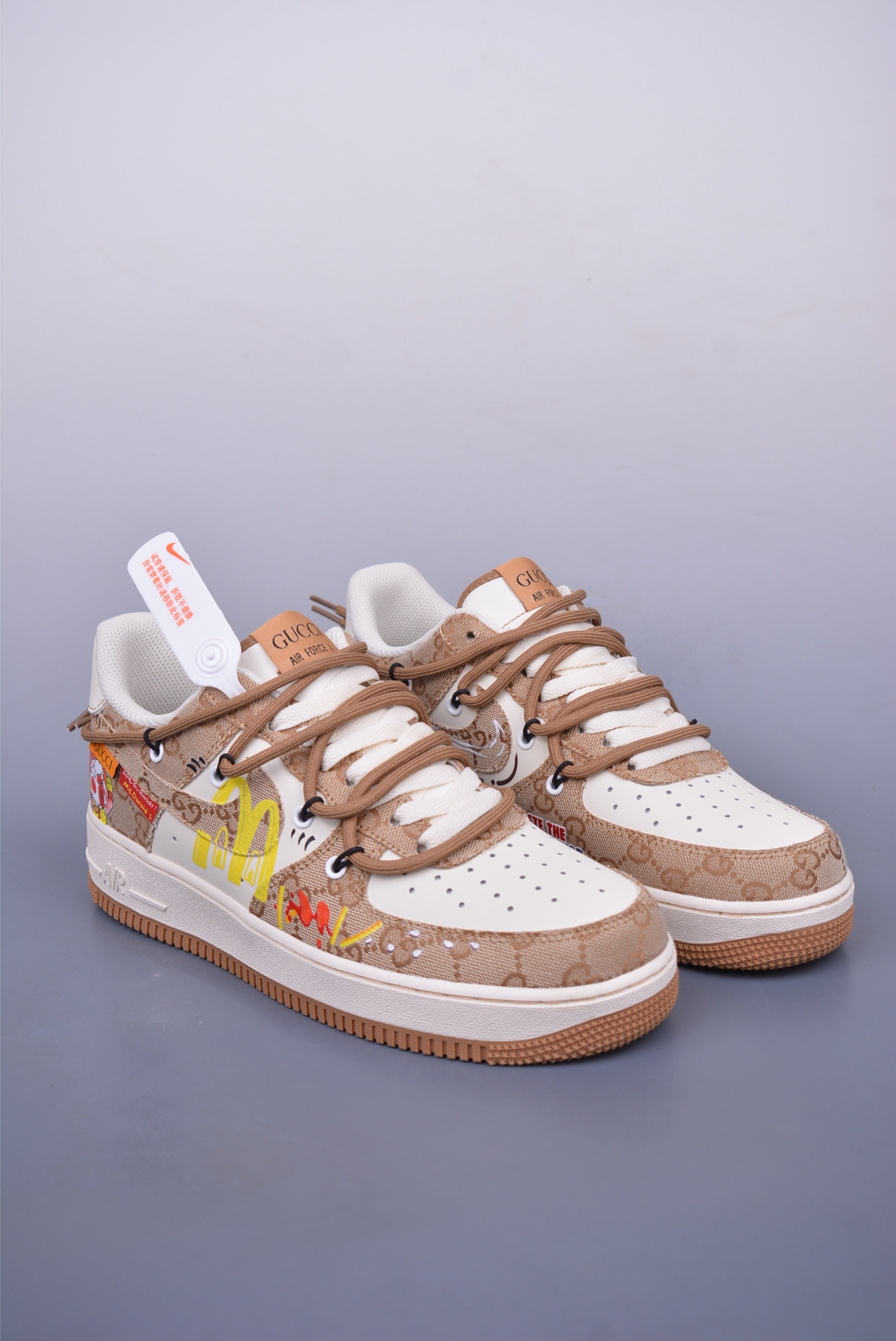 260 Nike Air Force 1 Low 解构鞋带 麦当劳联名 BD0077-111