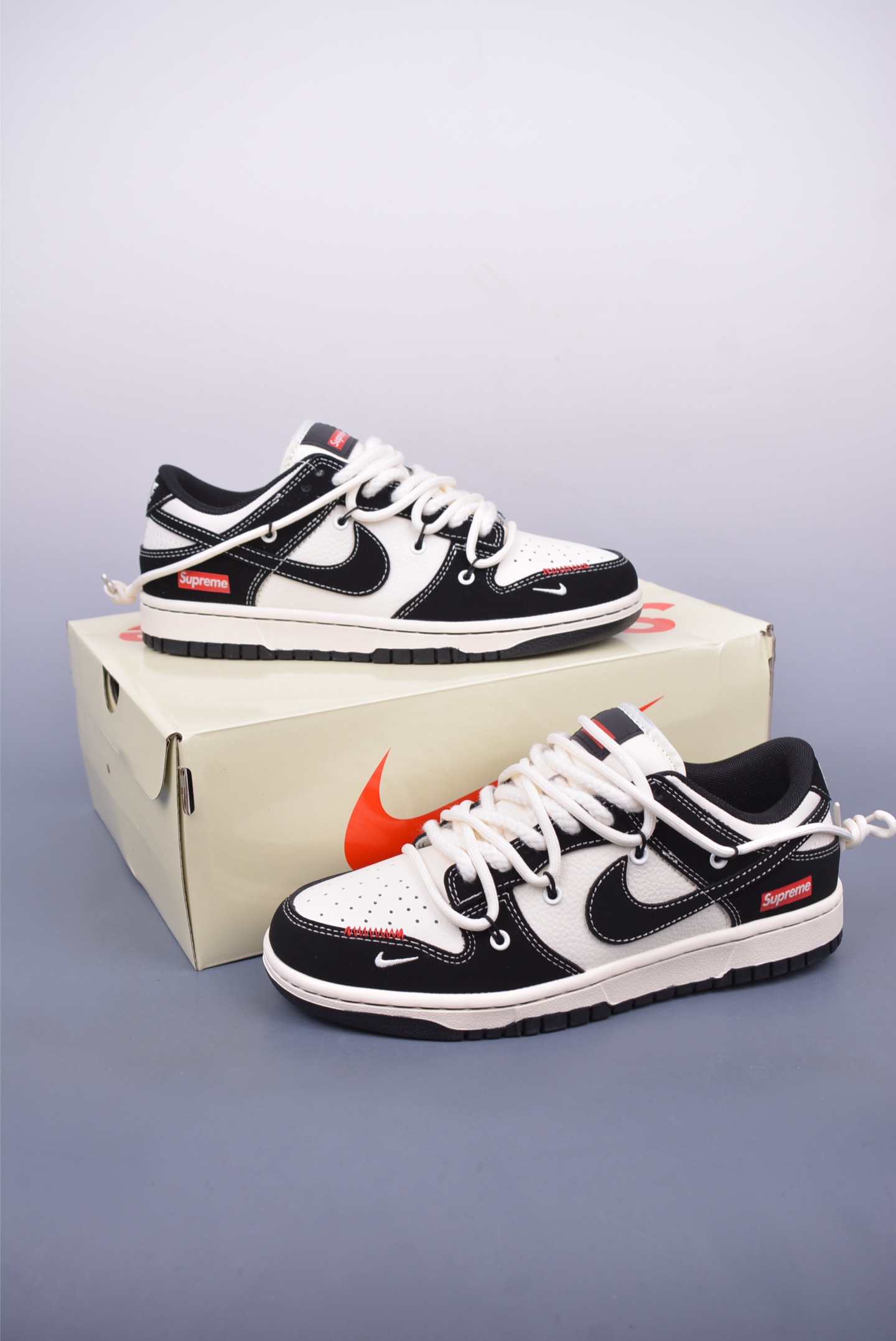 Nike SB Dunk Low Supreme联名 解构抽绳鞋带 YX5066-280