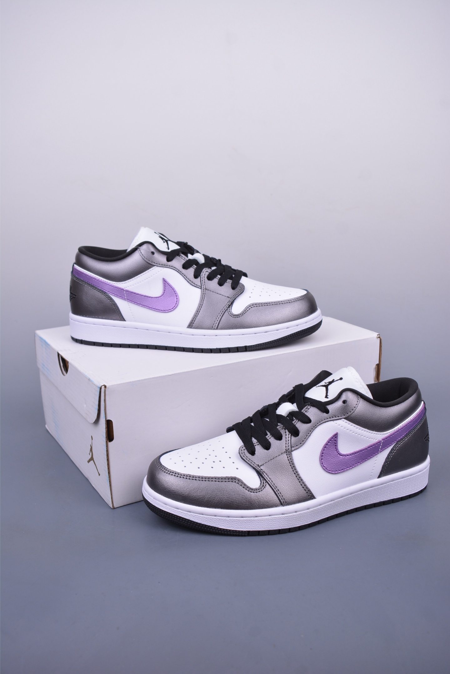 200 Air Jordan 1 Low 紫黑 AJ1乔1低帮休闲板鞋 HJ5910-105