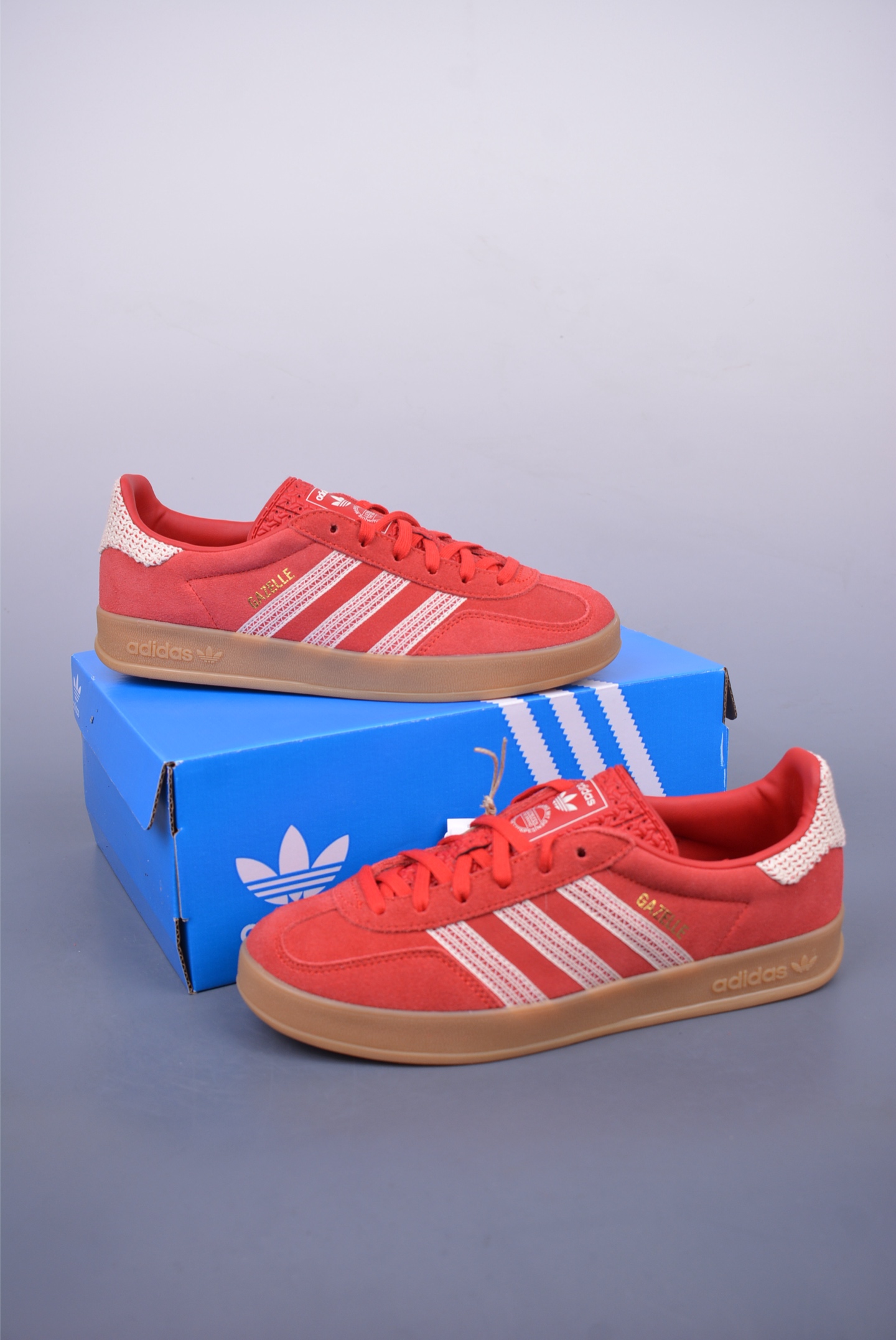 180 adidas Originals Gazelle INdoor 三叶草休闲防滑耐磨低帮板鞋 JI2756