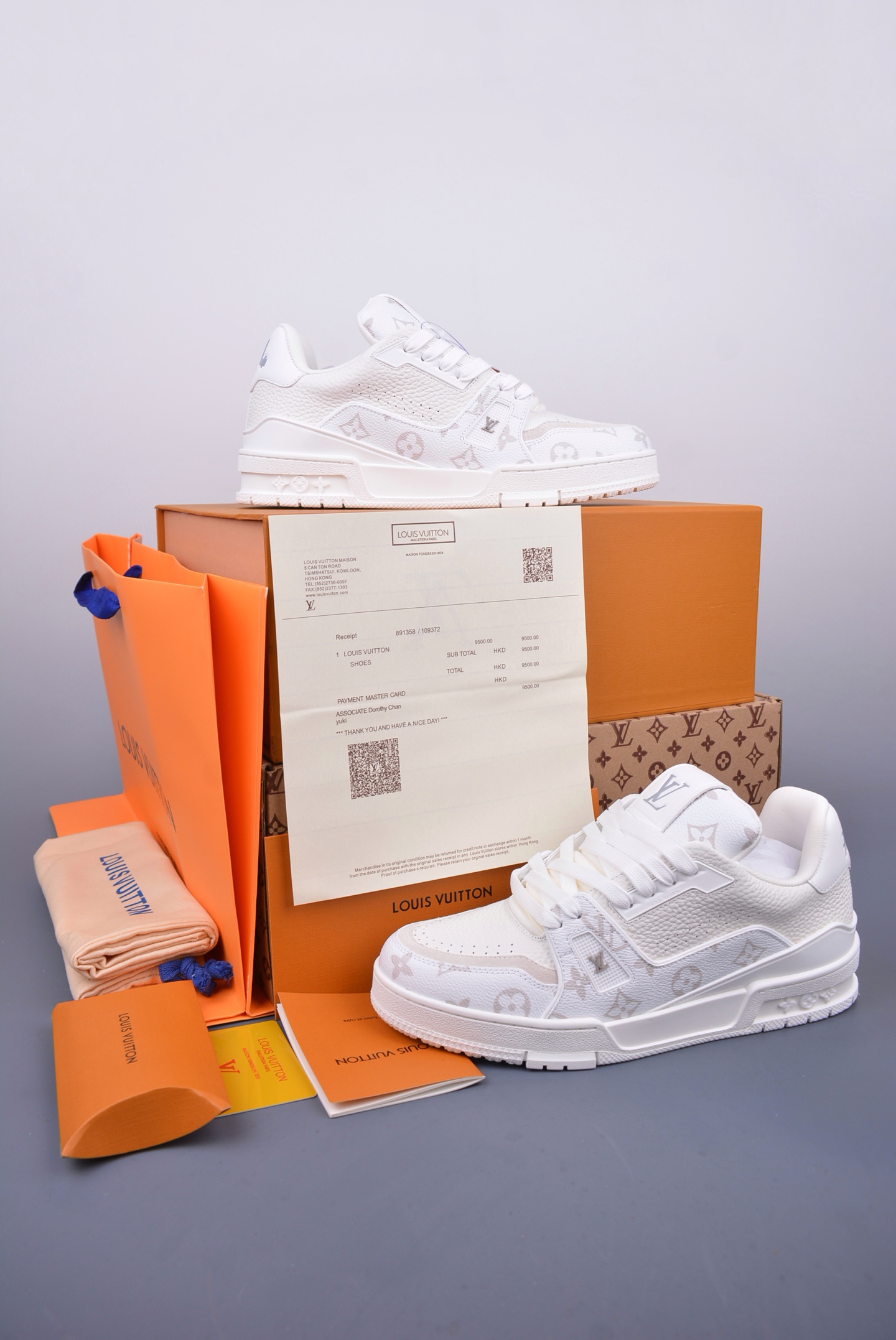 550 2021s LV Trainer 限定联名 经典多拼色超好看