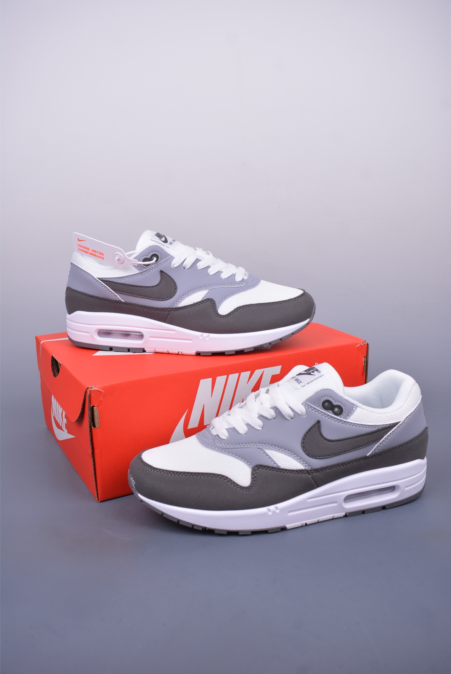 Nike Air Max 1 复刻拼接 纯原版本 复古休闲跑步鞋 HM9936-001
