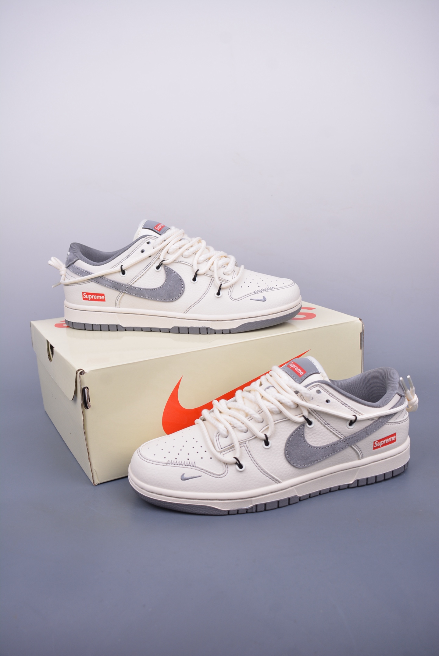 Nike SB Dunk Low Supreme联名 解构抽绳鞋带 YX5066-281