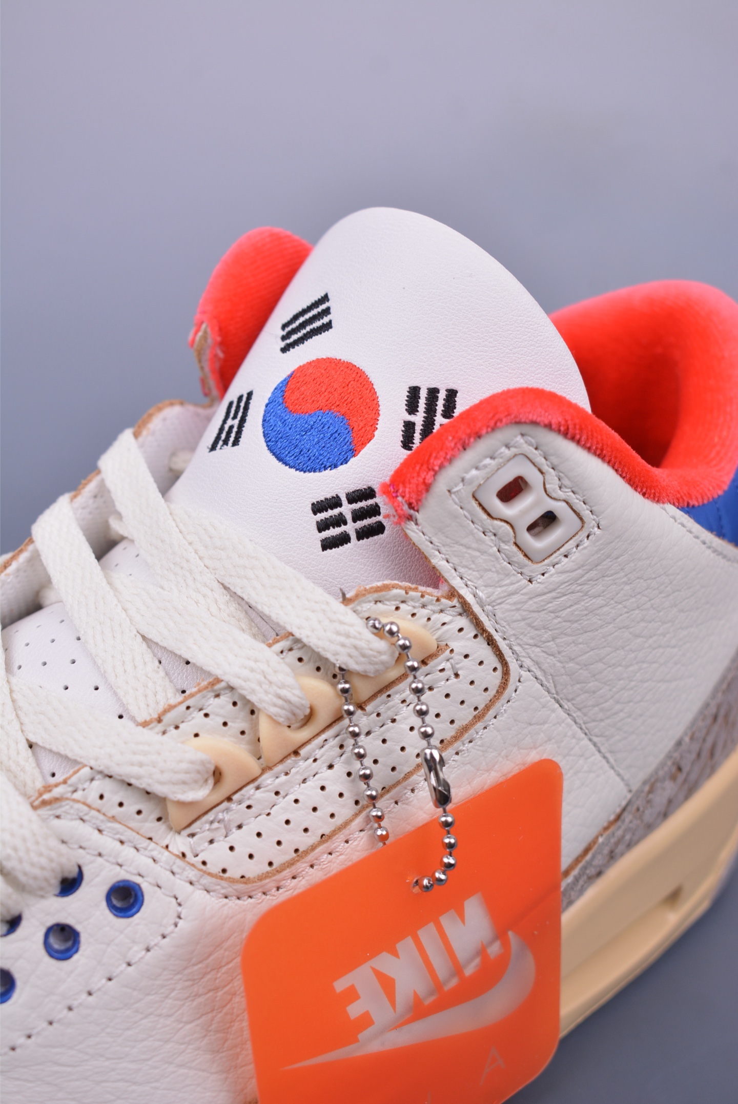 乔丹3代 AJ3 Air jordan 3 Retro 复刻白蓝红 IB1482-100