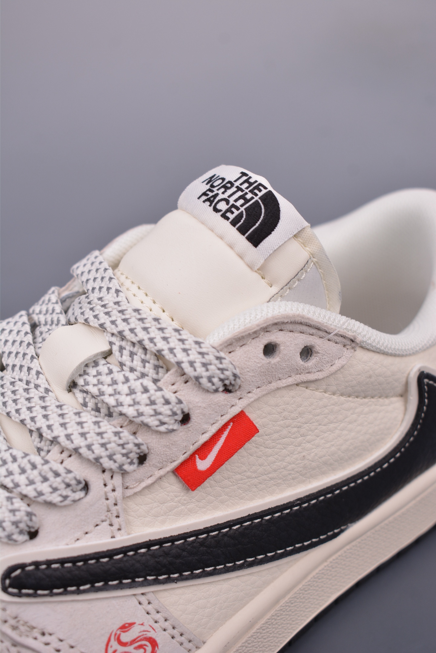 Fragment x Travis Scott x 北面 Air Jordan 1 Low 三方联名倒钩 YX5066-308