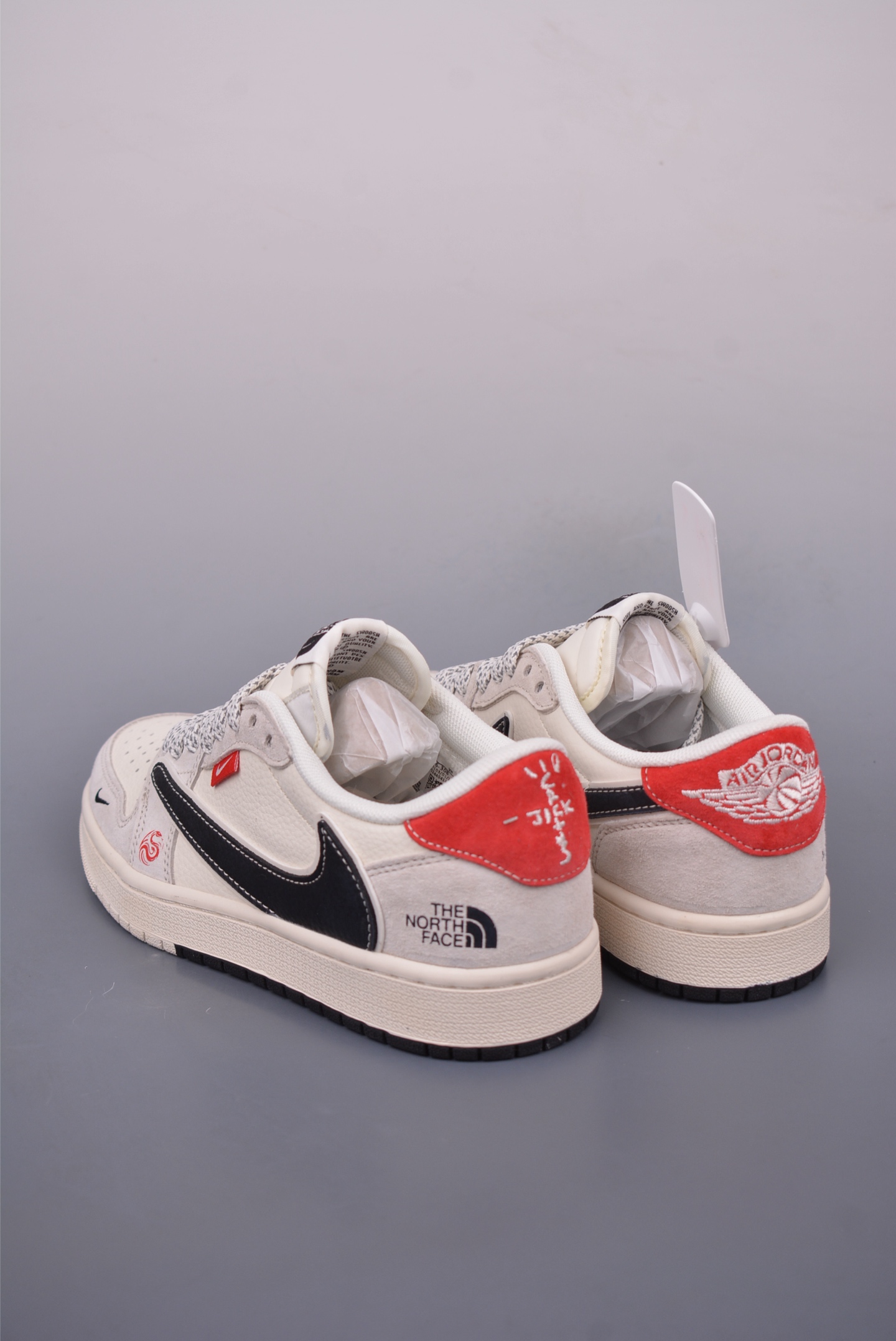 Fragment x Travis Scott x 北面 Air Jordan 1 Low 三方联名倒钩 YX5066-308