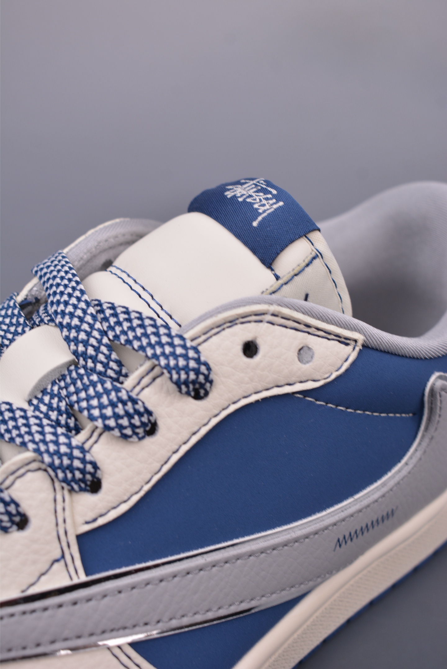 Fragment x Travis Scott x stussy Air Jordan 1 Low 三方联名倒钩 ZH2598-245