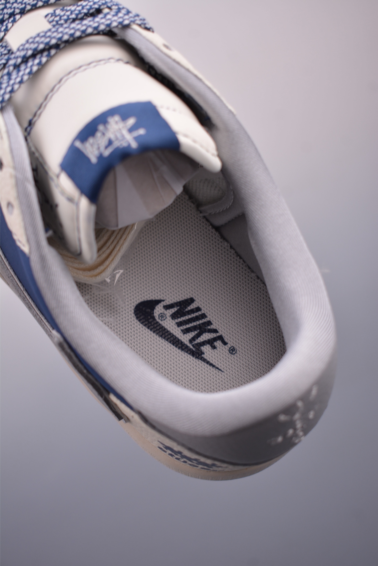 Fragment x Travis Scott x stussy Air Jordan 1 Low 三方联名倒钩 ZH2598-245