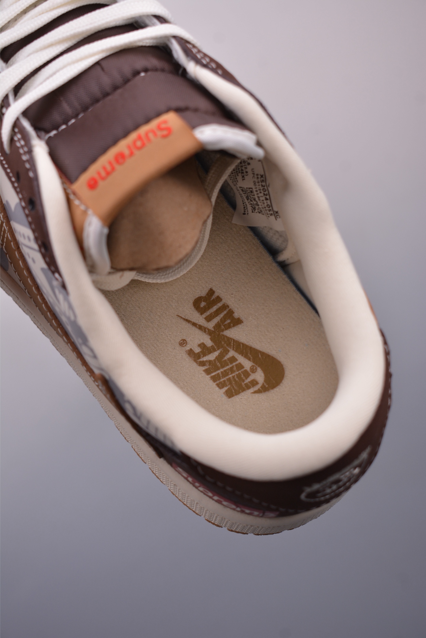 Fragment x Travis Scott x supreme Air Jordan 1 Low 三方联名倒钩 XS2024-055