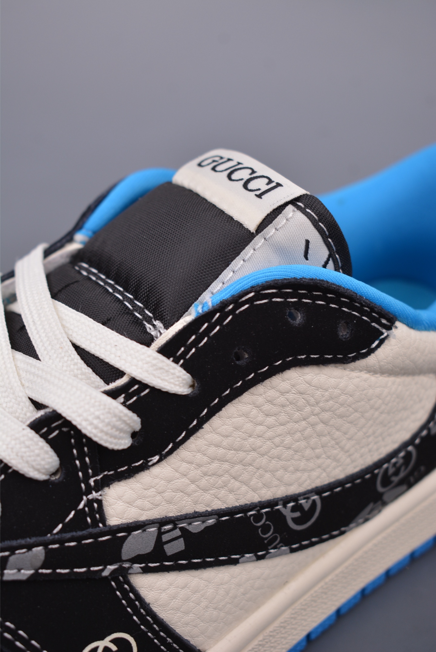 Fragment x Travis Scott x Gucci Air Jordan 1 Low 三方联名倒钩 XS2024-037