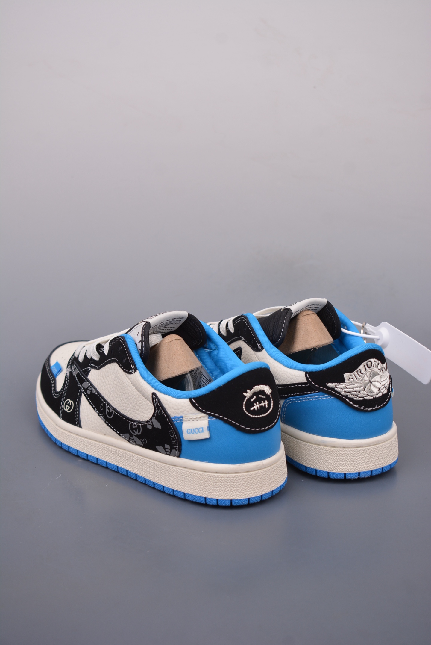 Fragment x Travis Scott x Gucci Air Jordan 1 Low 三方联名倒钩 XS2024-037