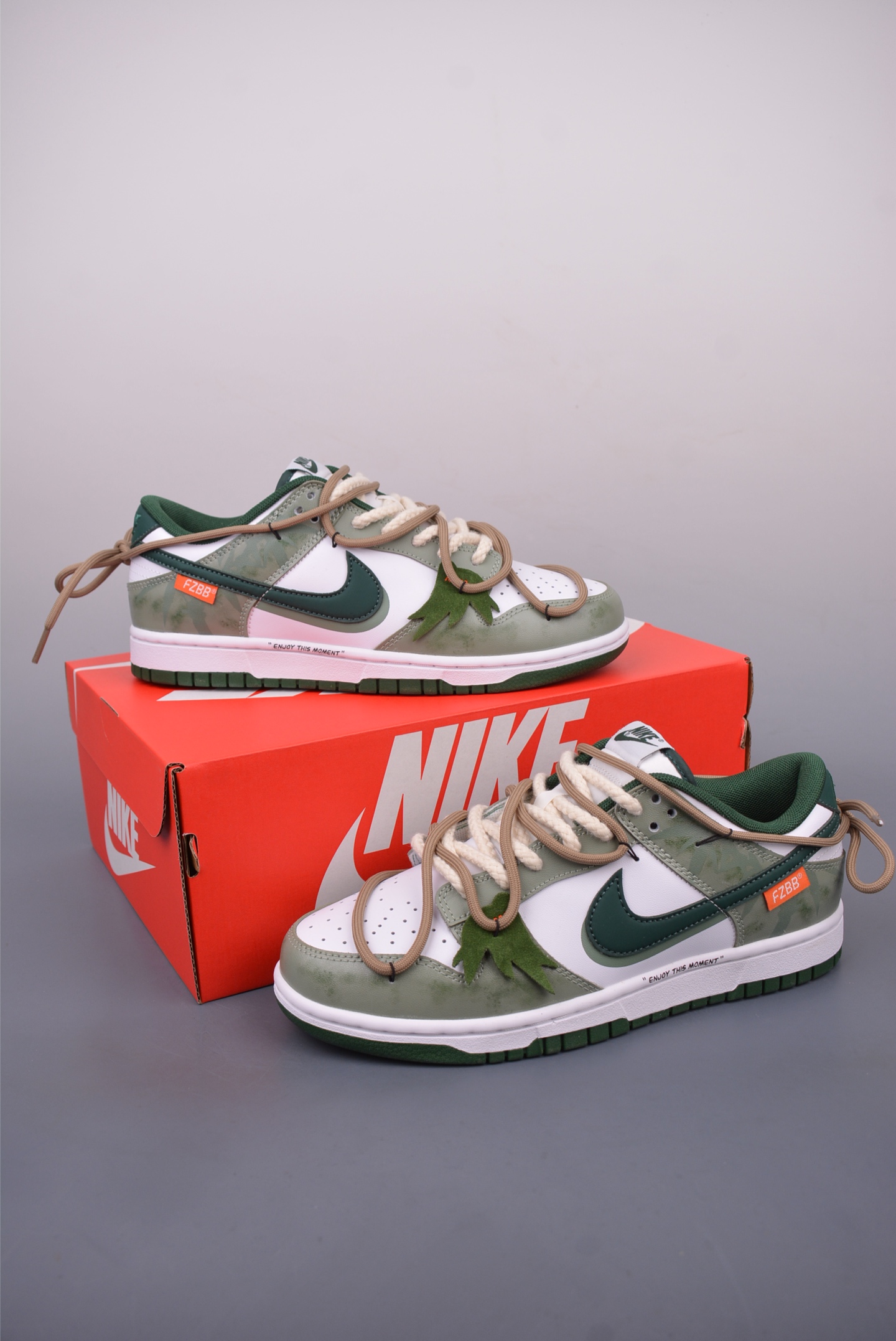 Nike SB Dunk Low 蝴蝶青竹林 解构抽绳鞋带 DD1391-101