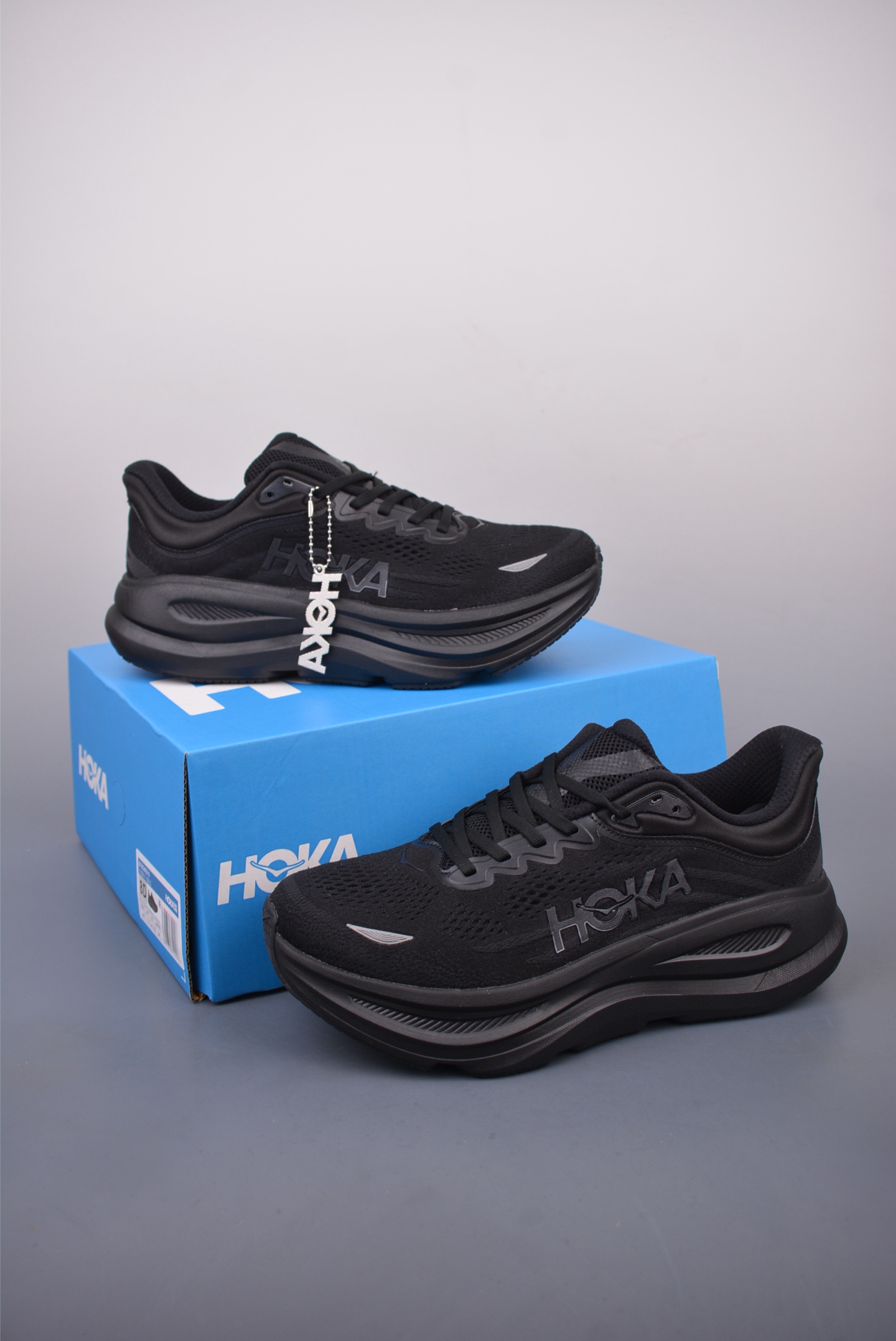 Z HOKA ONE ONE Bondi 9 WIDE 邦迪九代舒适防滑耐磨低帮休闲跑步鞋 1162011/BBLC