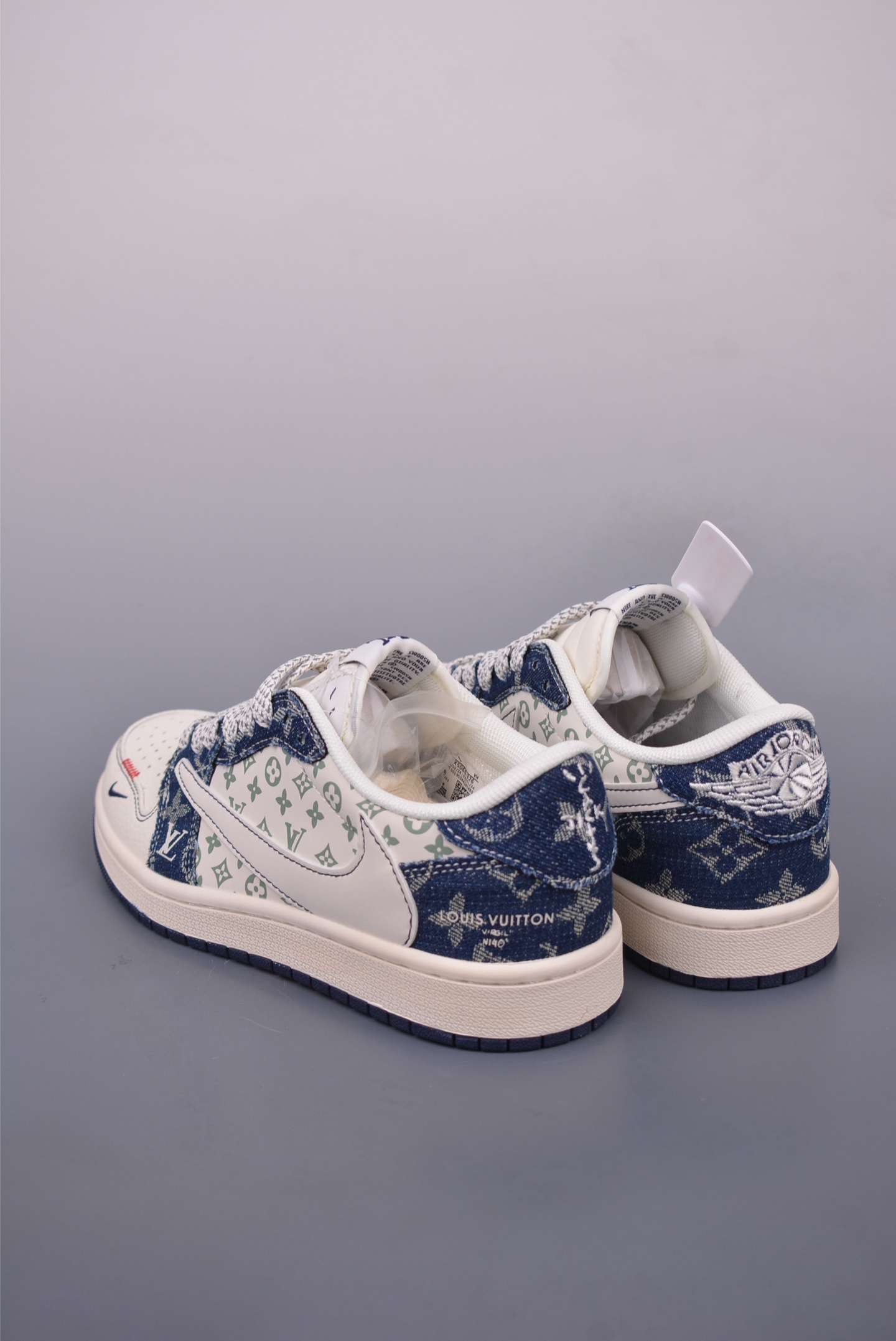 Fragment x Travis Scott x LV Air Jordan 1 Low 三方联名倒钩 YX5066-326