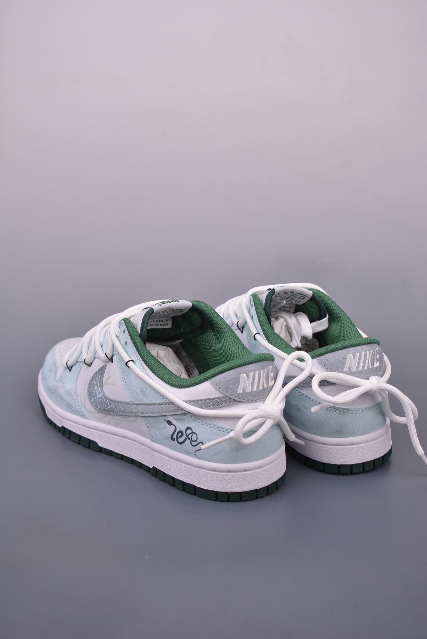Nike SB Dunk Low 青花蛇骨 解构抽绳鞋带 DD1391-101