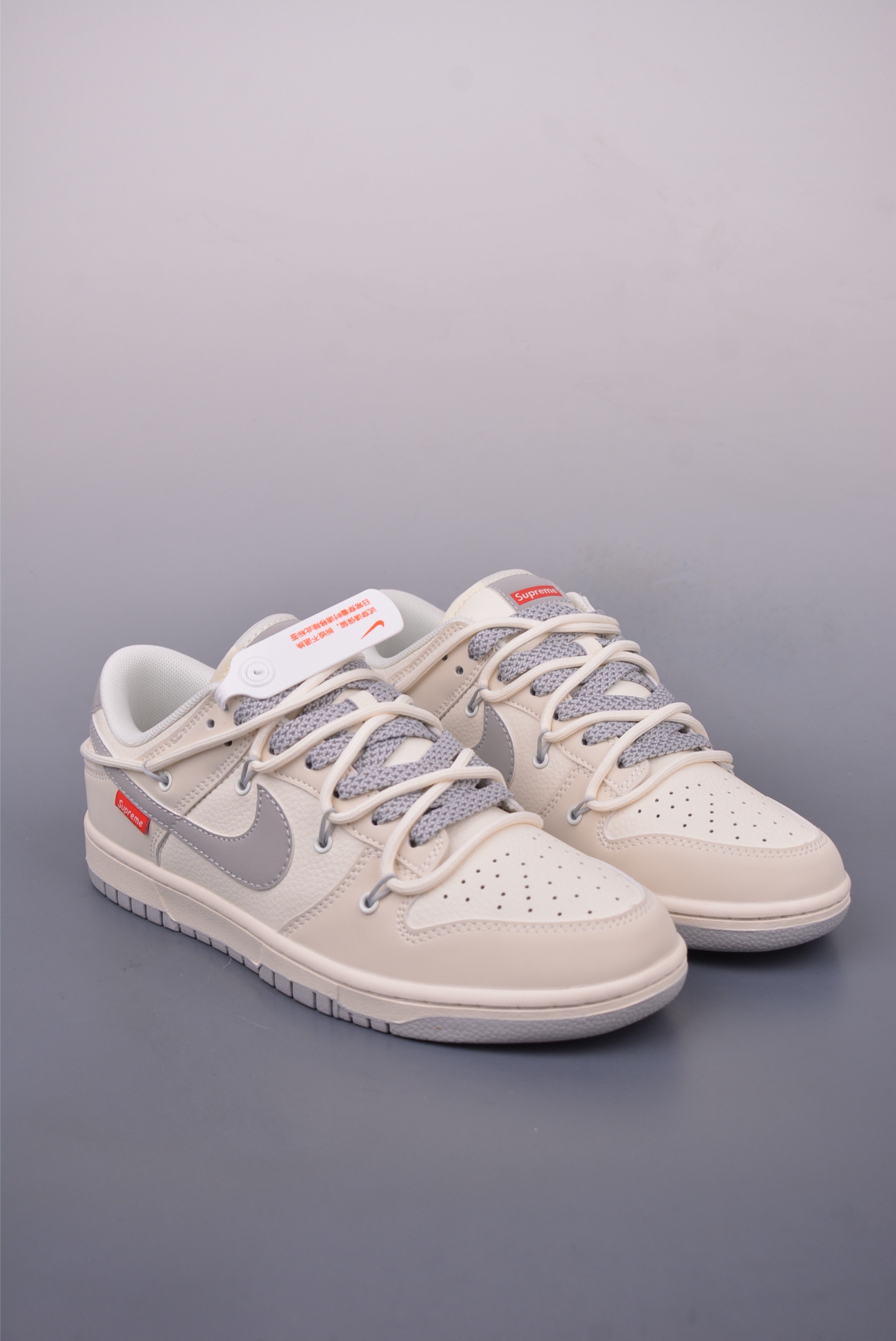 Nike SB Dunk Low Supreme联名 解构抽绳鞋带 DM6868-091