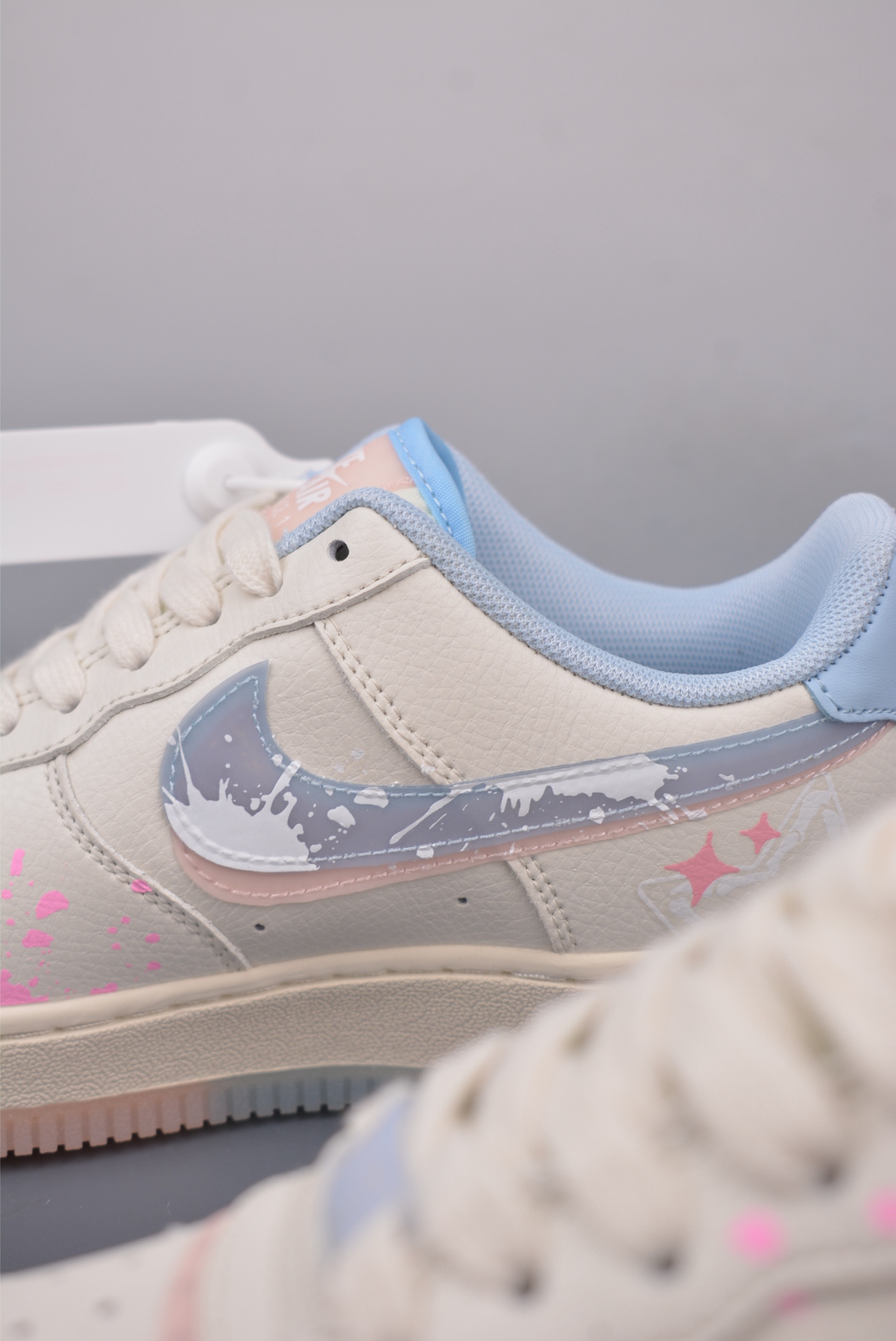260 Nike Air Force 1 Low 520蓝粉爱心 CW1574-058
