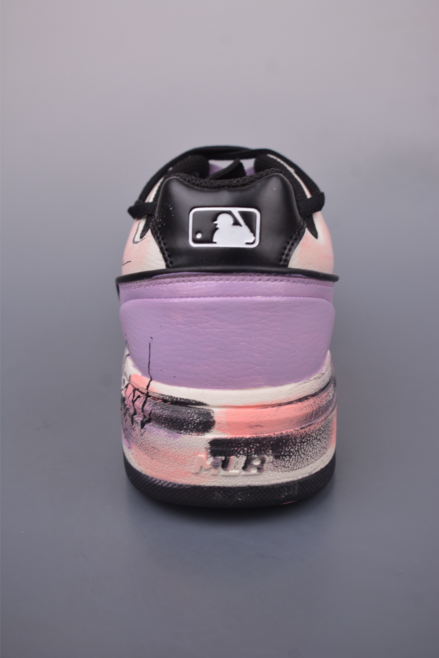 MLB NY 印花网红老爹鞋 涂鸦恶作剧 解构绑带 3ASXCA52NK